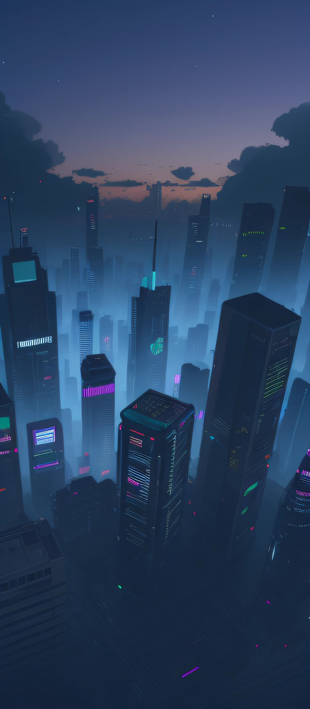 Bird's eye view of the city at night,Overlooking,There are skyscrapers and street signs in the foreground, cyberpunk city landscape, dystopian city skyline at night, cyberpunk city landscape, aerial view of a cyberpunk city, cyberpunk city backgeound, cyberpunk city landscape, futuristic urban background, cyberpunk building, cyberpunk city in the distance, cyberpunk city backgeound, at cyberpunk city, cyber punk city, Futuristic city landscape, Cyberpunk metropolis