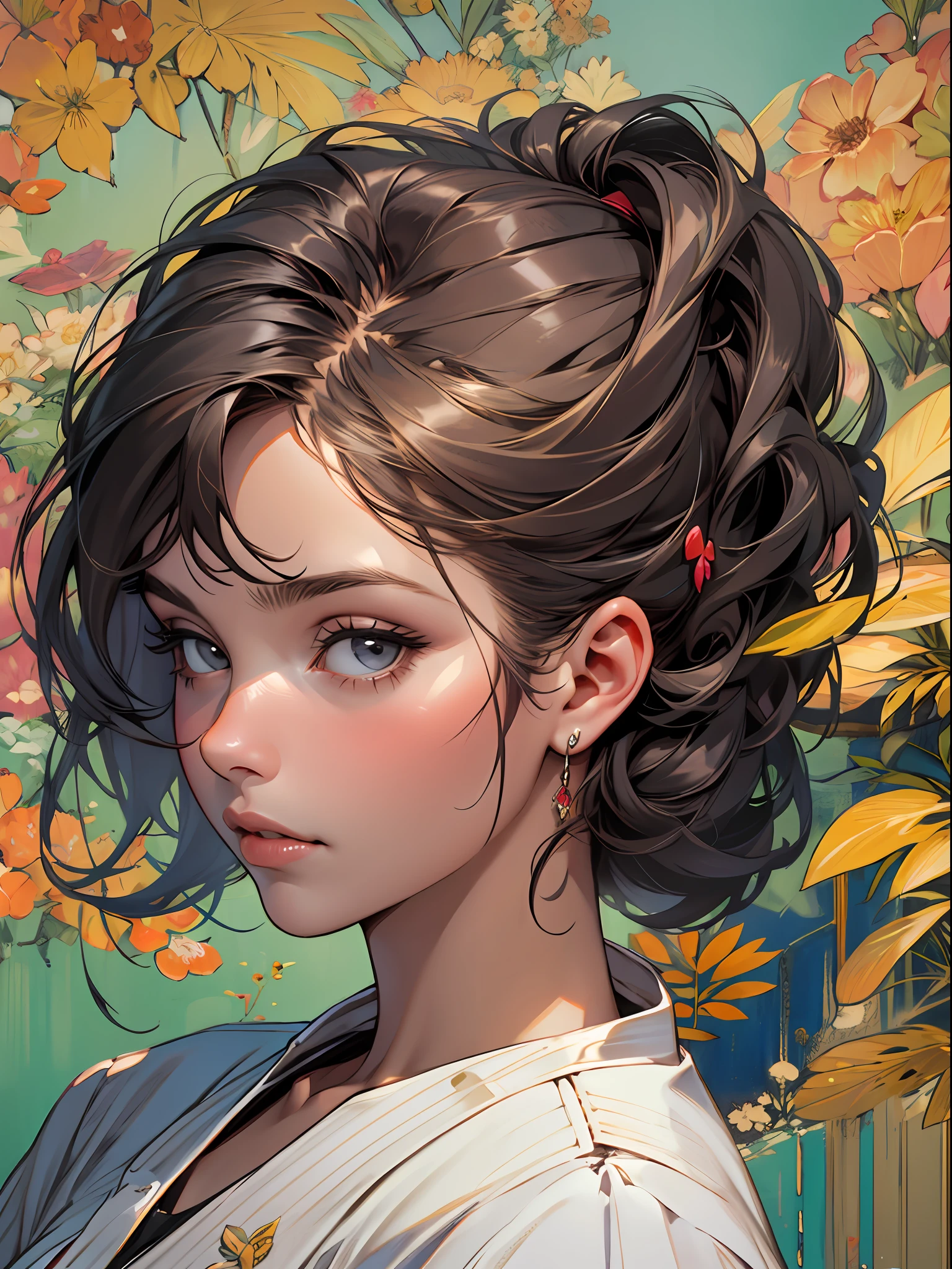 retrato de uma loira
