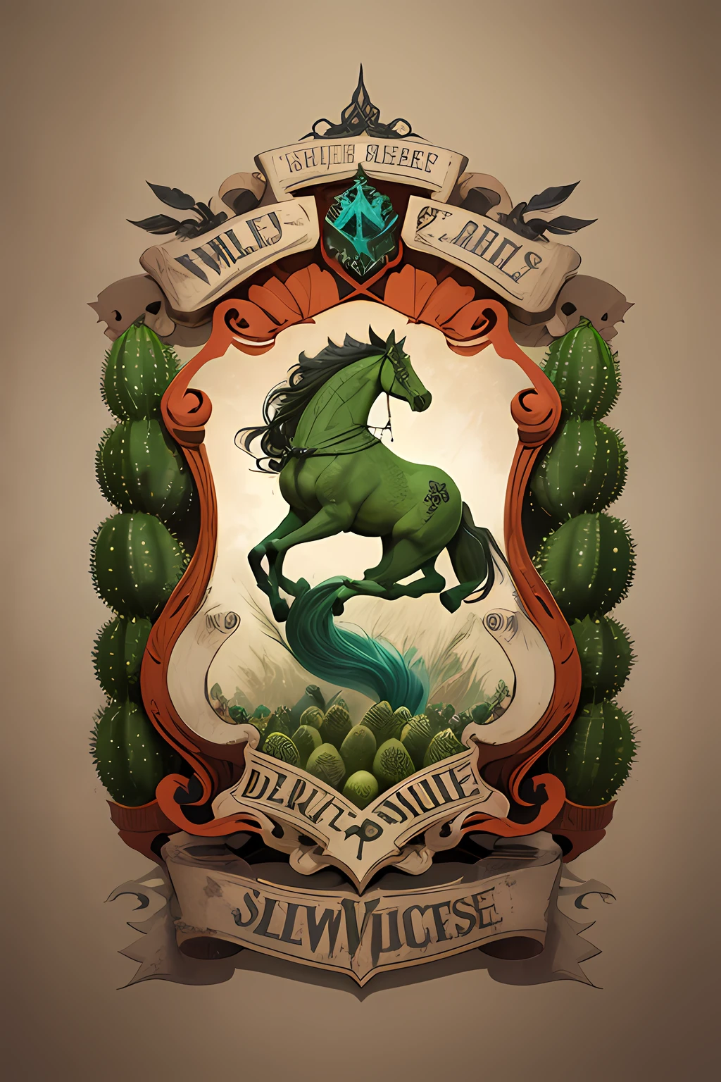 Beautiful horse head