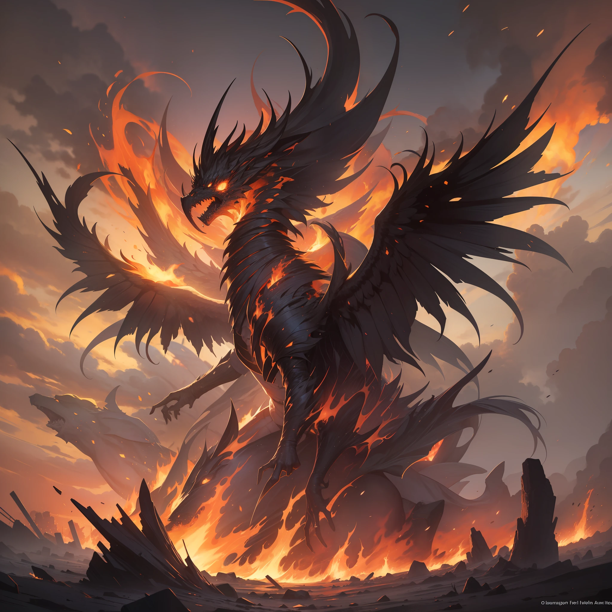 Fire falling from the sky
God's Wrath Is Descending
The Armaggeddon Approach
Weep sinner!! Pagans die!
Escucha el costo del dolor, gloria, gloria
Bajo la lluvia ardiente