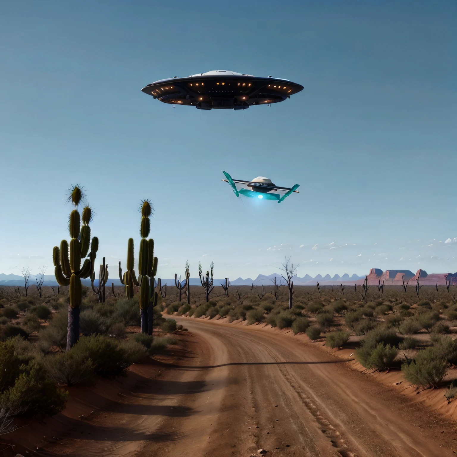 UFO no deserto