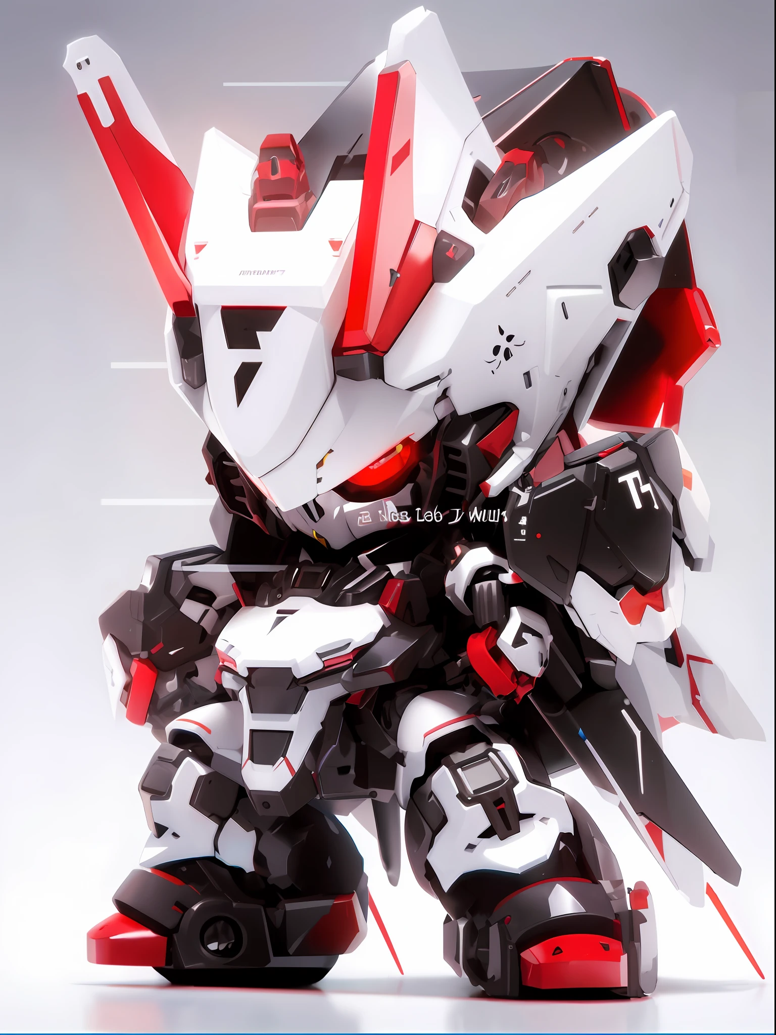 a close up of a toy robot with a red and white color scheme, alexandre ferra white mecha, anime robotic mixed with organic, cool mecha style, white mecha, ferra white mecha, anime mecha aesthetic, From Arknights, rendered in redshift, White and red armor, Beautiful robot character design, mecha inspired, mecha asthetic