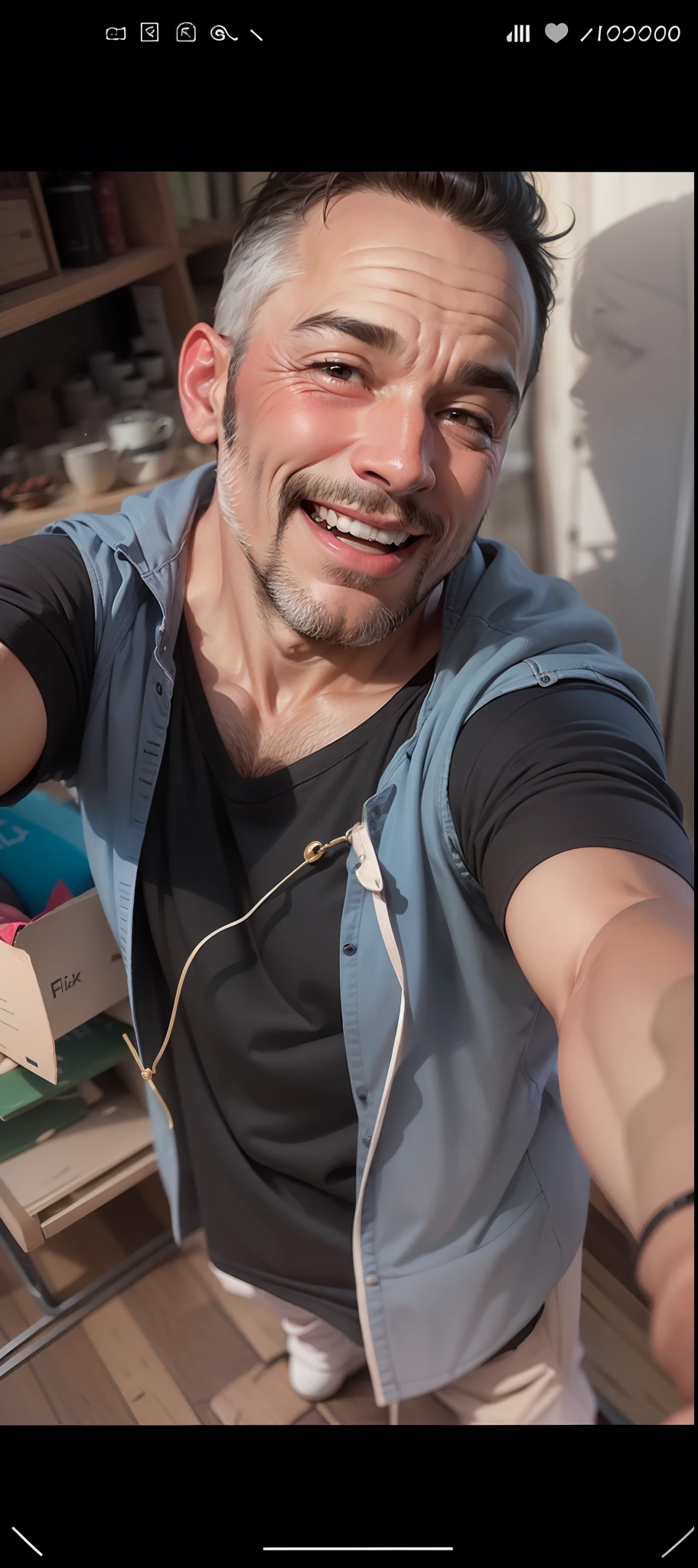 Man feliz