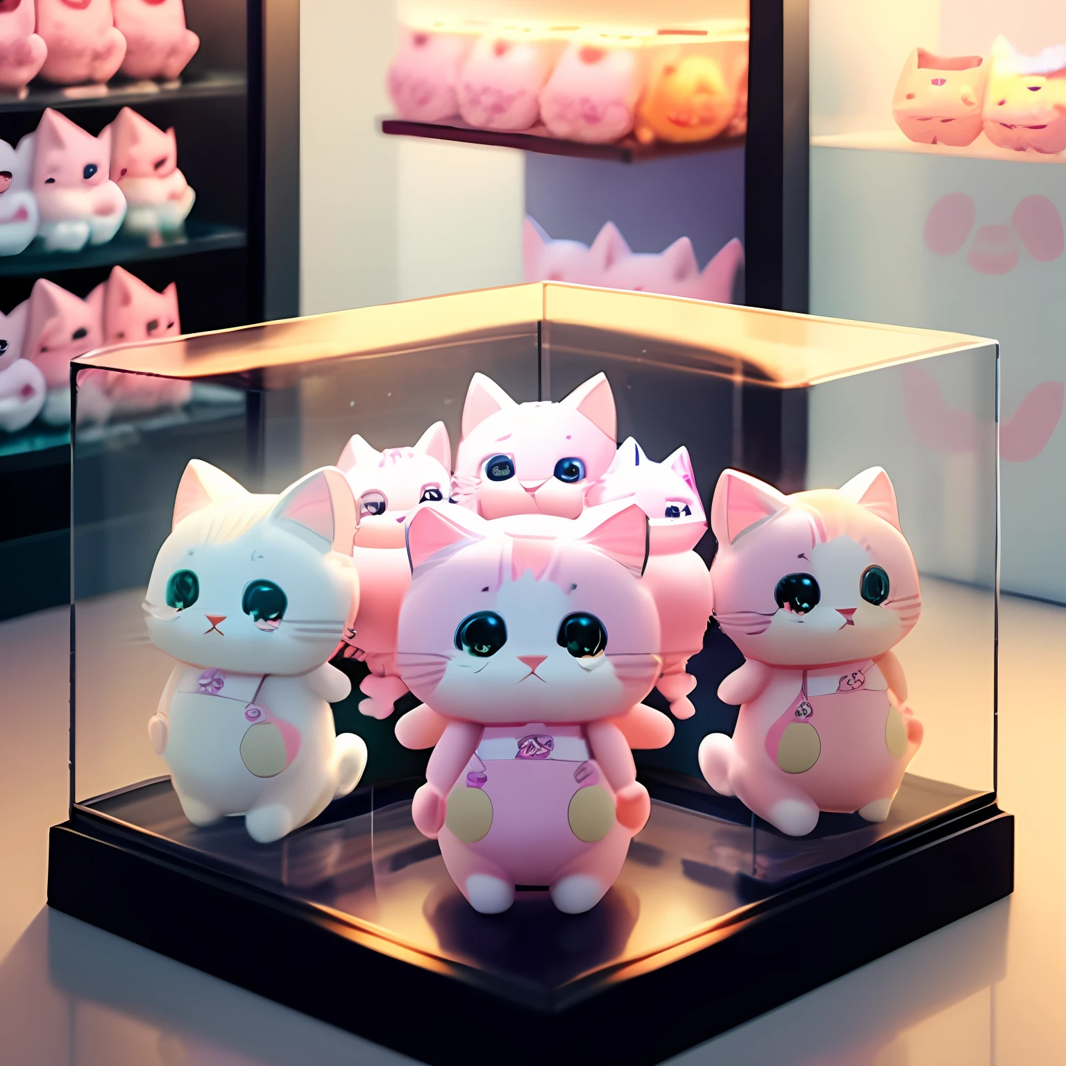 Smartphone、Listen、kitty、fluffy、Pukupuku、3D、Three-dimensional --auto