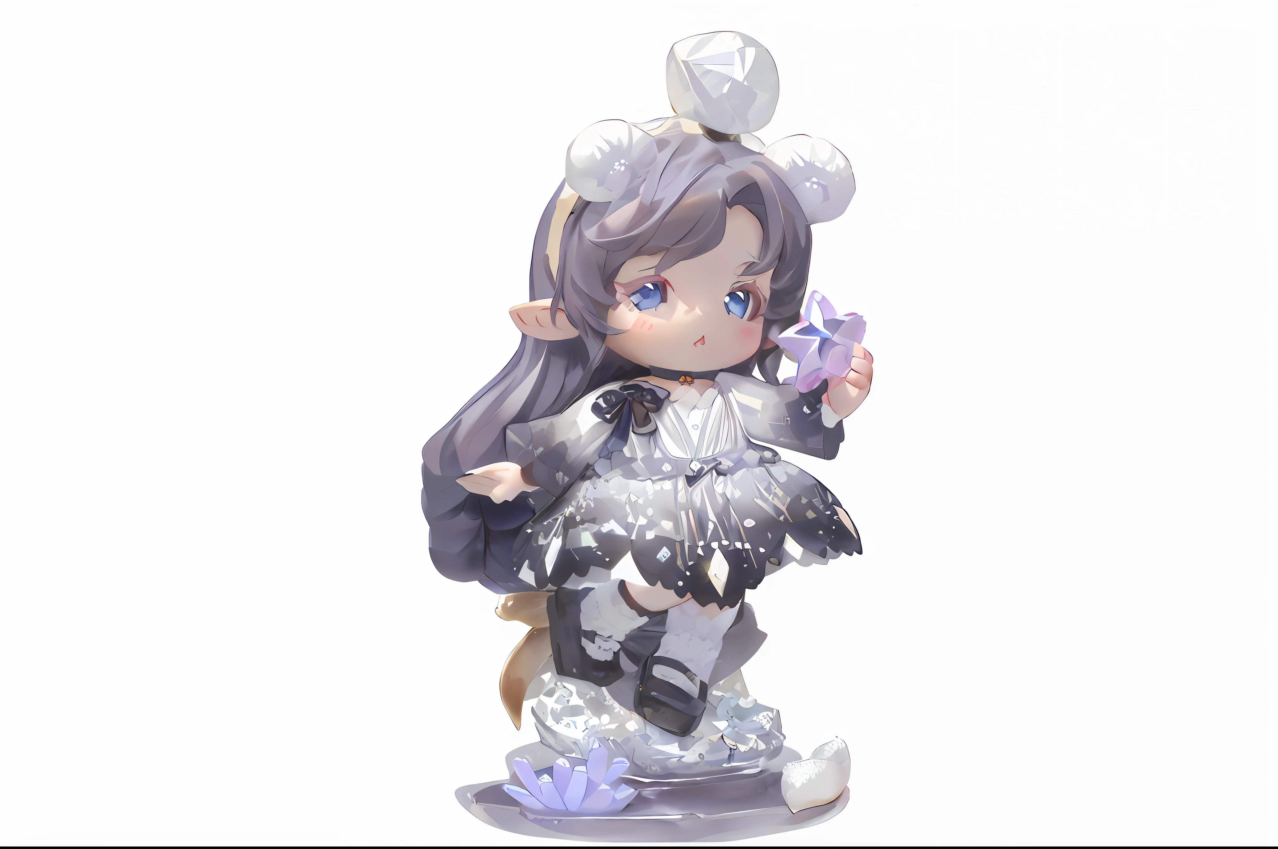 Lori , cute character, , spoon pear slim loli figure,lalafell, small loli girl, 2D,Two-dimensional,animel,Celluloid,Hi-Def,8K,Marine style,crabs,elf