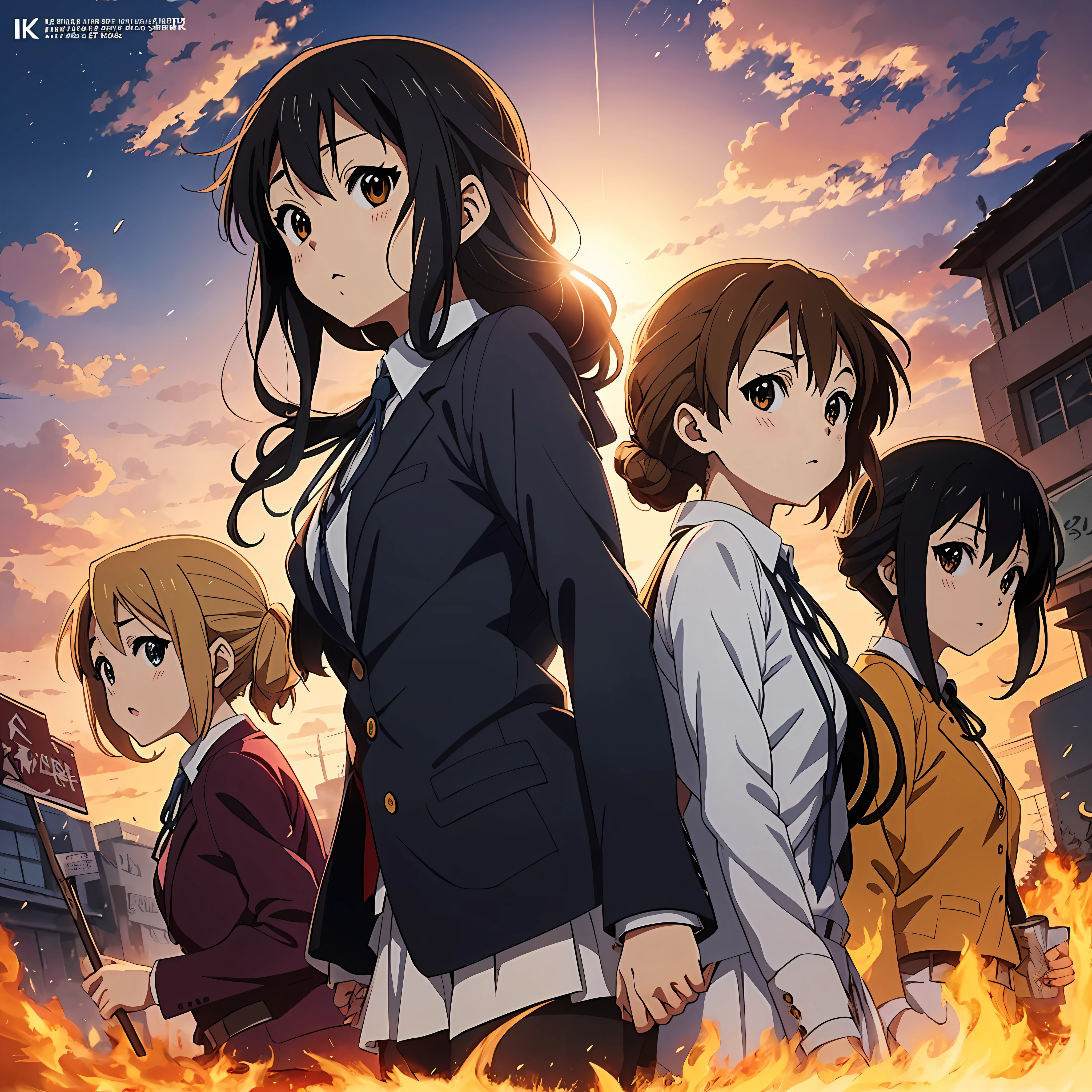 make a poster for the season 3 of the anime K-ON