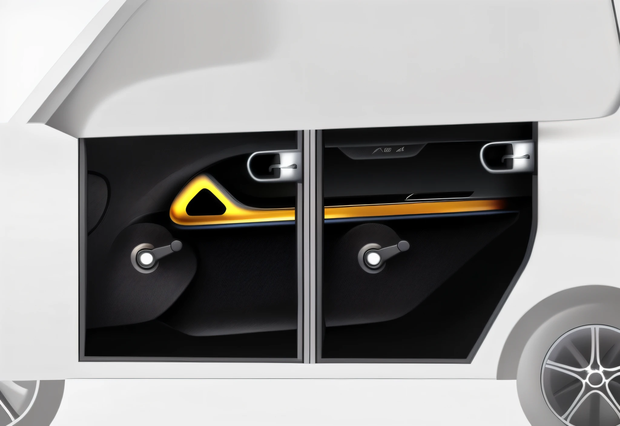 High-level detail drawing of the interior handles of the car upper doors,front left speaker,Small compartment。Hyper Real,Excellent detail,Remarkable,realisticlying,High level of detail,masterpaintings,Best picture quality,Excellent shadows,8k wall paper。Isometric 3D,(巨作:1.2) (Photorealistic:1.2) (Bokeh) (Best quality) (Detailed skins) (intricate complexity) (8K) ( hdr)(cinematiclight)(Sharp focus),Fiber tracing,super detailing。