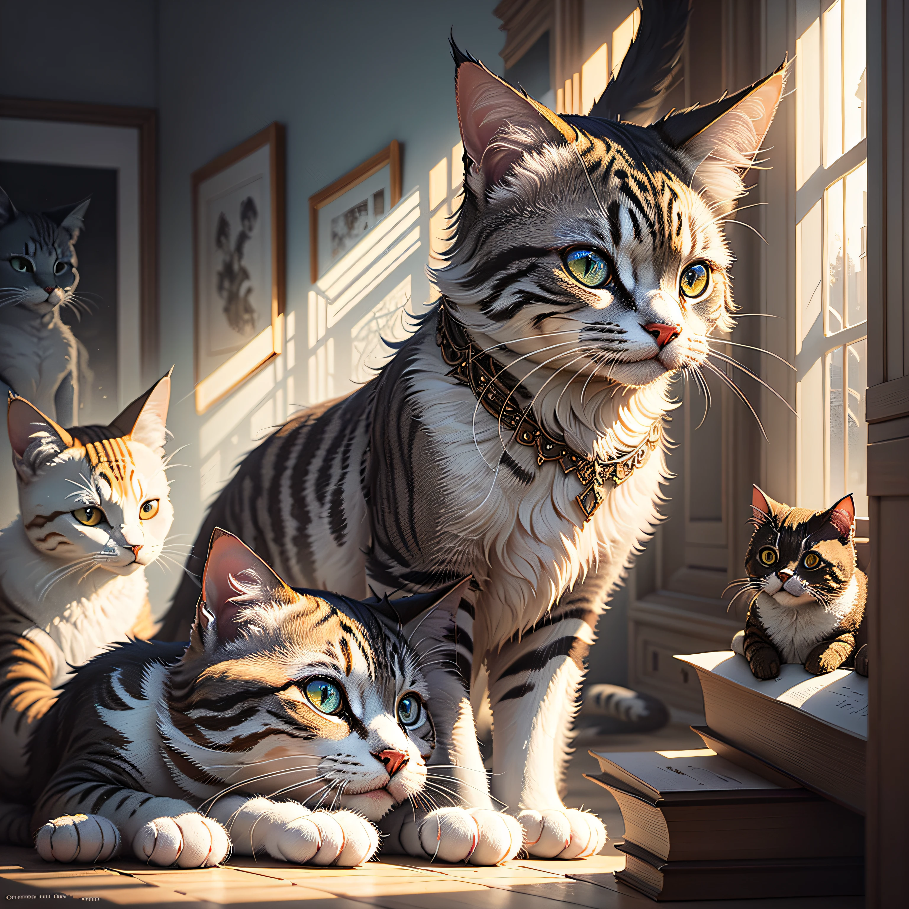 A group of cats --auto