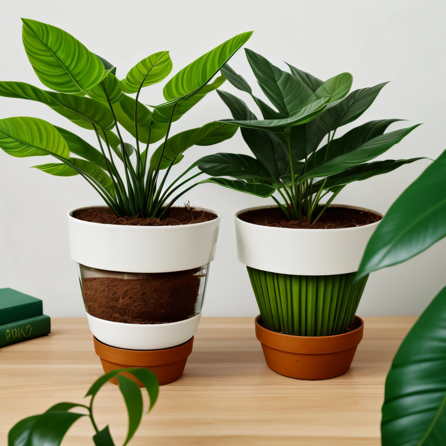 homem sorridente segurando um vaso de planta com uma planta verde nele, planta em vaso, segurando um cacto, ao lado de uma planta, pequenas plantas, planta grande em vaso, planta verde, spirited water plants, cheio de plantas, vasos de plantas, Houseplant, foto de retrato, retrato de alta qualidade, segurando uma flor, adornado com todo o tipo de plantas, em um fundo escuro --auto