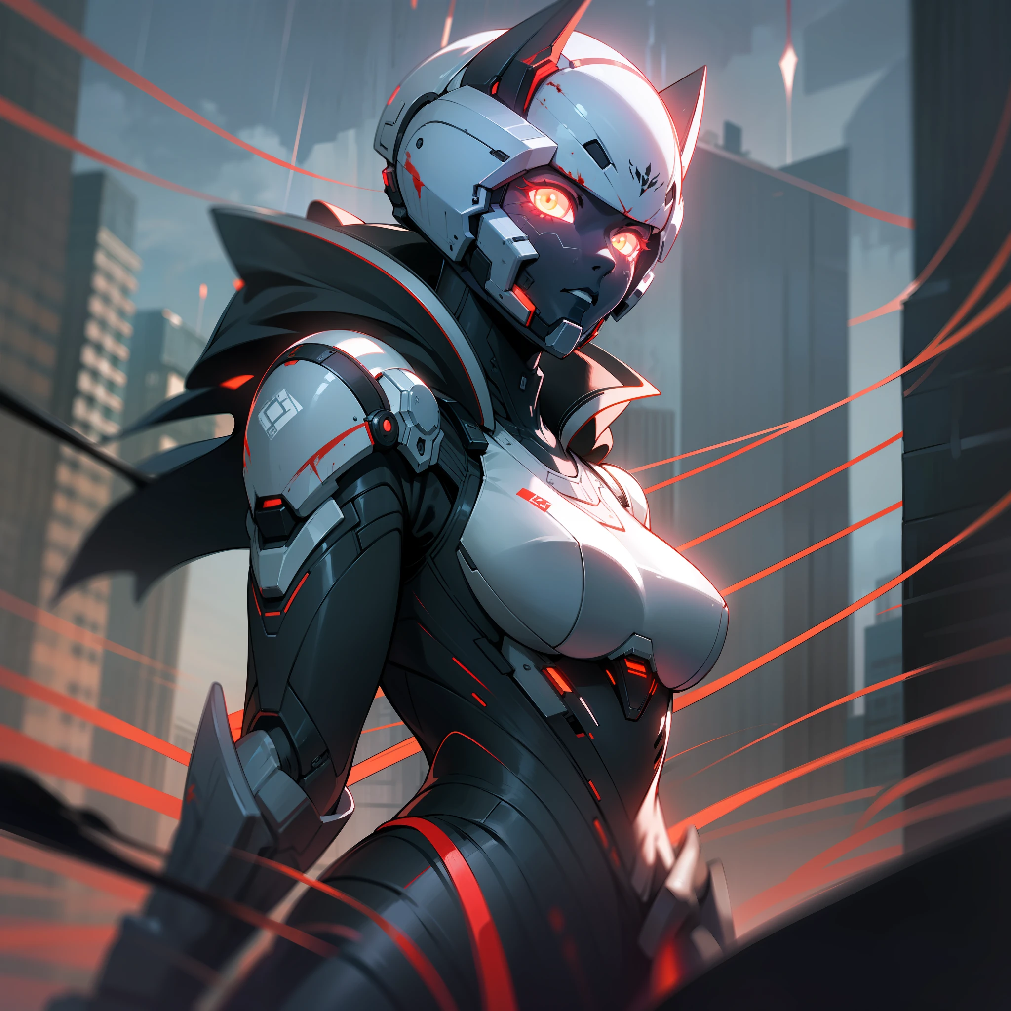 1 japanese girl, WARFRAME, intricate pattern, heavy metal, energy lines, faceless, glowing eyes, elegant, intense, blood red and black uniform, solo, modern, city, streets, dark clouds, thunderstorm, heavy rain,
dramatic lighting,
(masterpiece:1.2), best quality, high resolution, beautiful detailed, extremely detailed, perfect lighting,