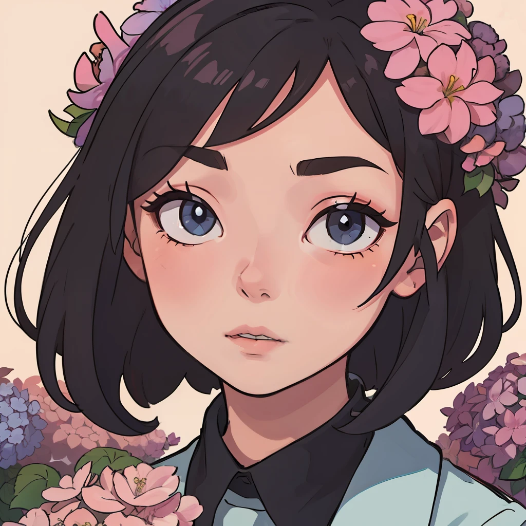 masterpaintings、32K image quality、hydrangeas