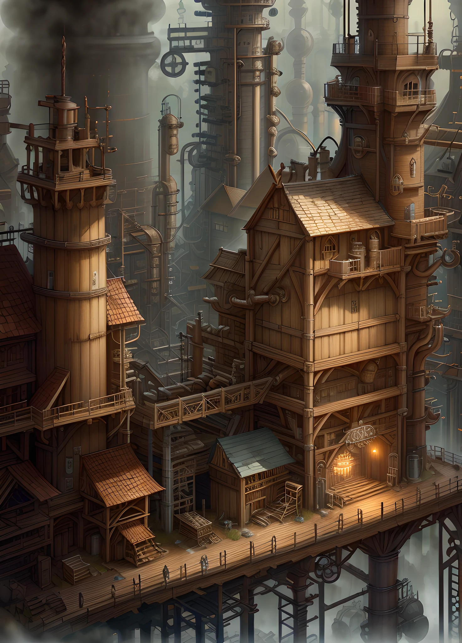 WoodIronAI
factory . detailed, intricate
