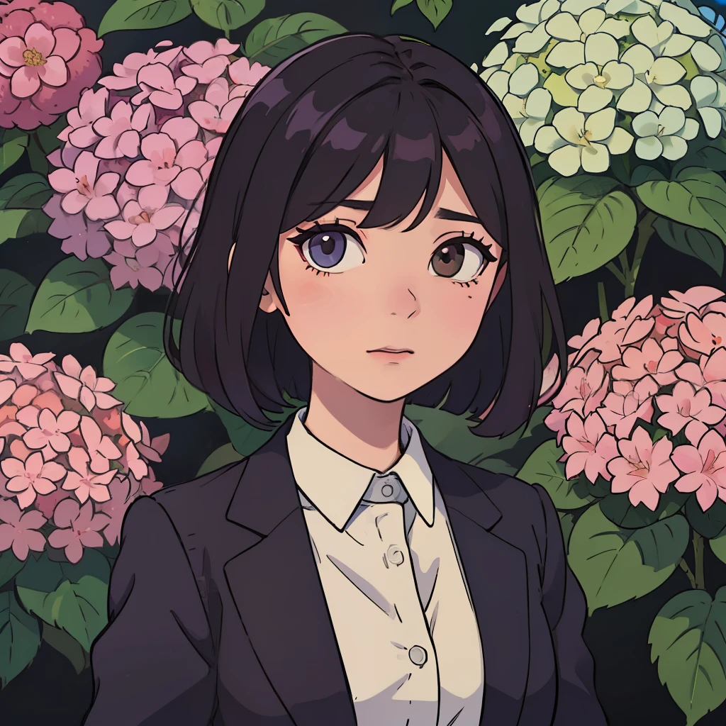 masterpaintings、32K image quality、hydrangeas