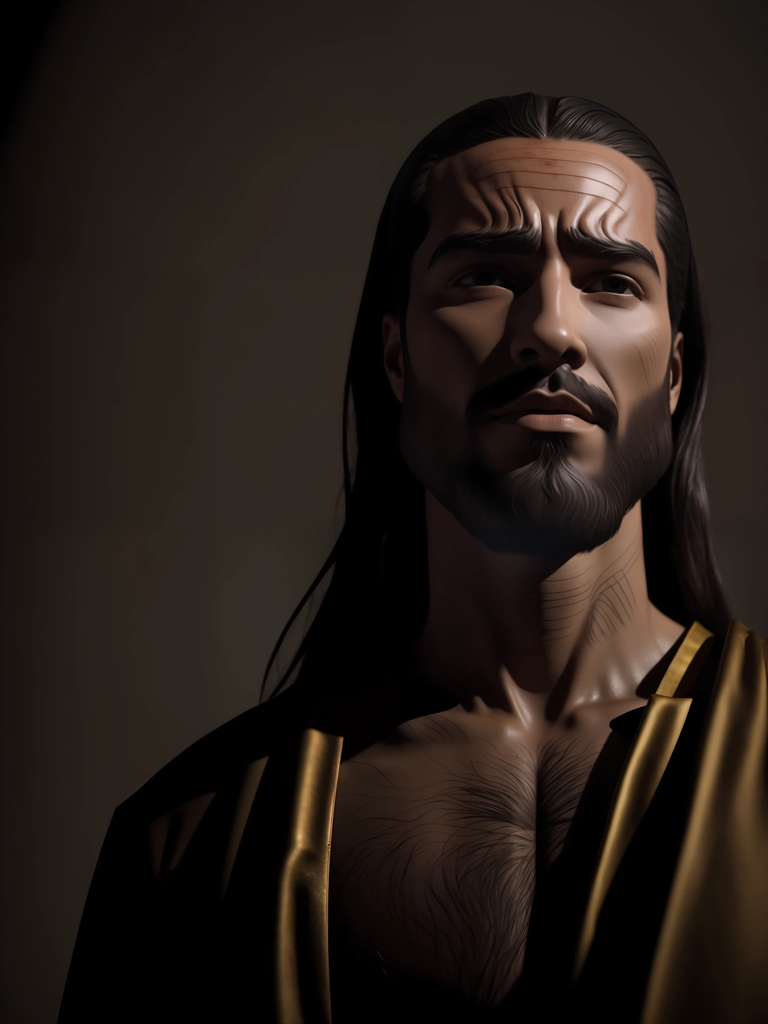 imagem super realista de Jesus Cristo muito bonita e forte, fotorrealista, Sony para, Cinematic light, 8k, 4k