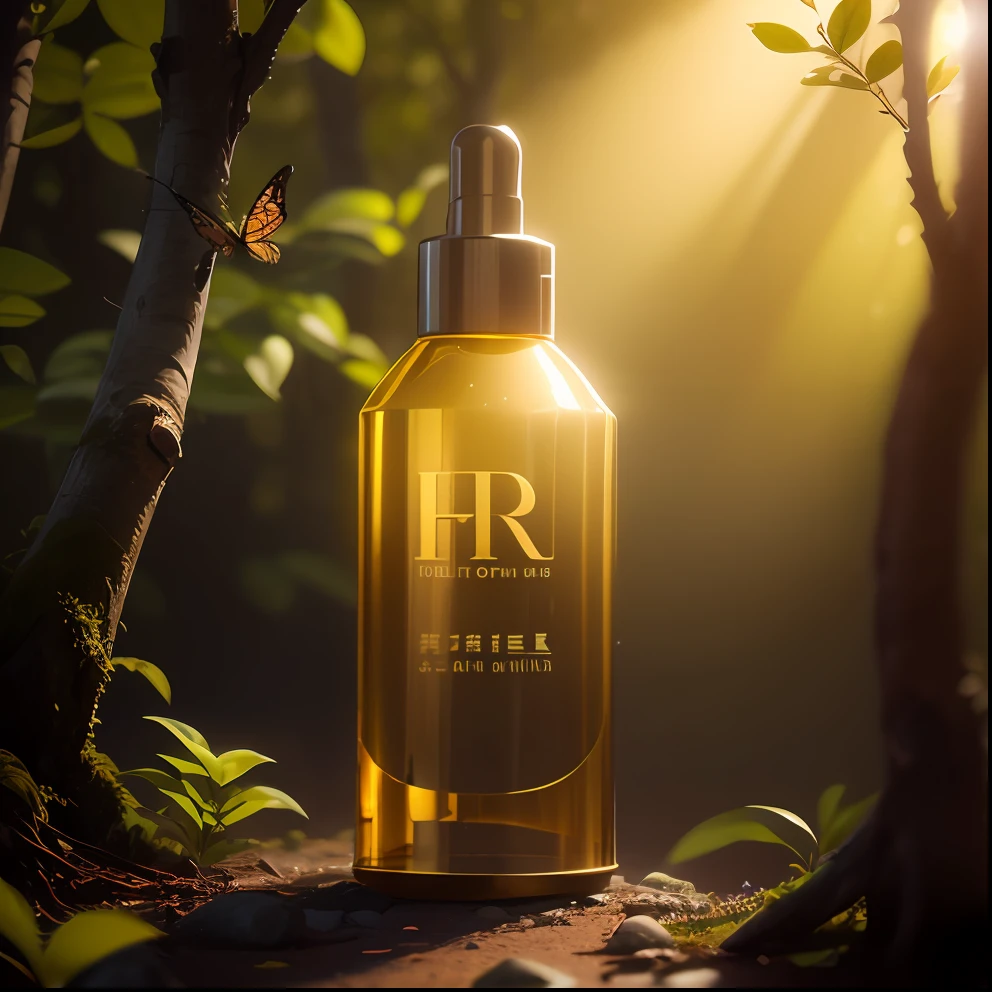 Breathtaking forest scene,Tall trees stretch out to the sky,An essential product,sunshines through the leaves,Cast a golden glow on the forest floor。Small streams run through mossy rocks,Creates a peaceful atmosphere。The delicate branches are dotted with vibrant flowers and leaves,Add a touch of color to the scene。Fireflies dancing in the air,A soft glow illuminates the surroundings。The air is filled with soft melodies,Butterflies flutter among the flowers。In the complex、This fascinating moment is captured in high-quality illustrations,And pay attention to the finest details and realistic shadows。Isometric 3D rendering using Octane Render and ray tracing will bring this magical forest to life