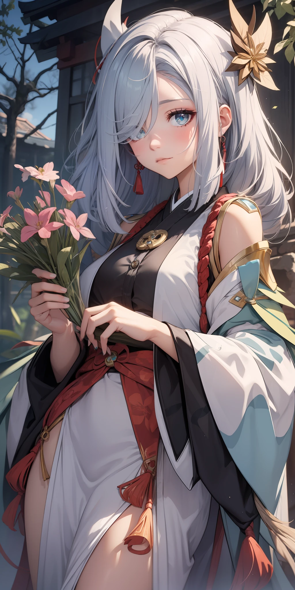 Beautiful shrine maiden