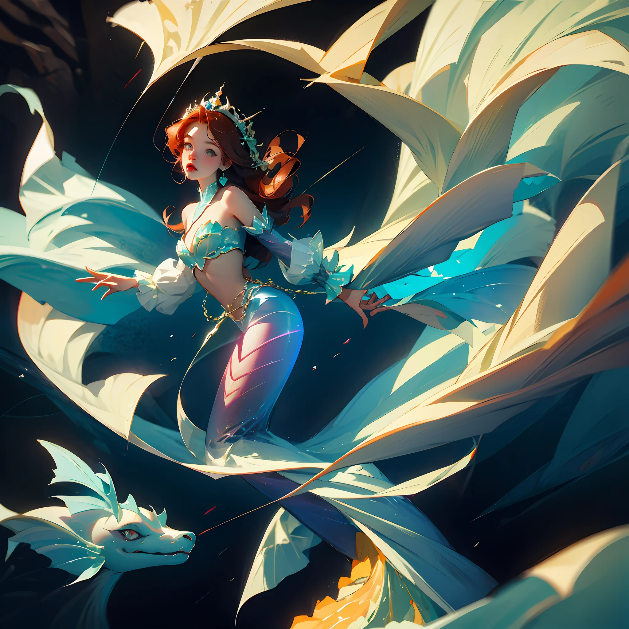 Little mermaid turn to human --auto