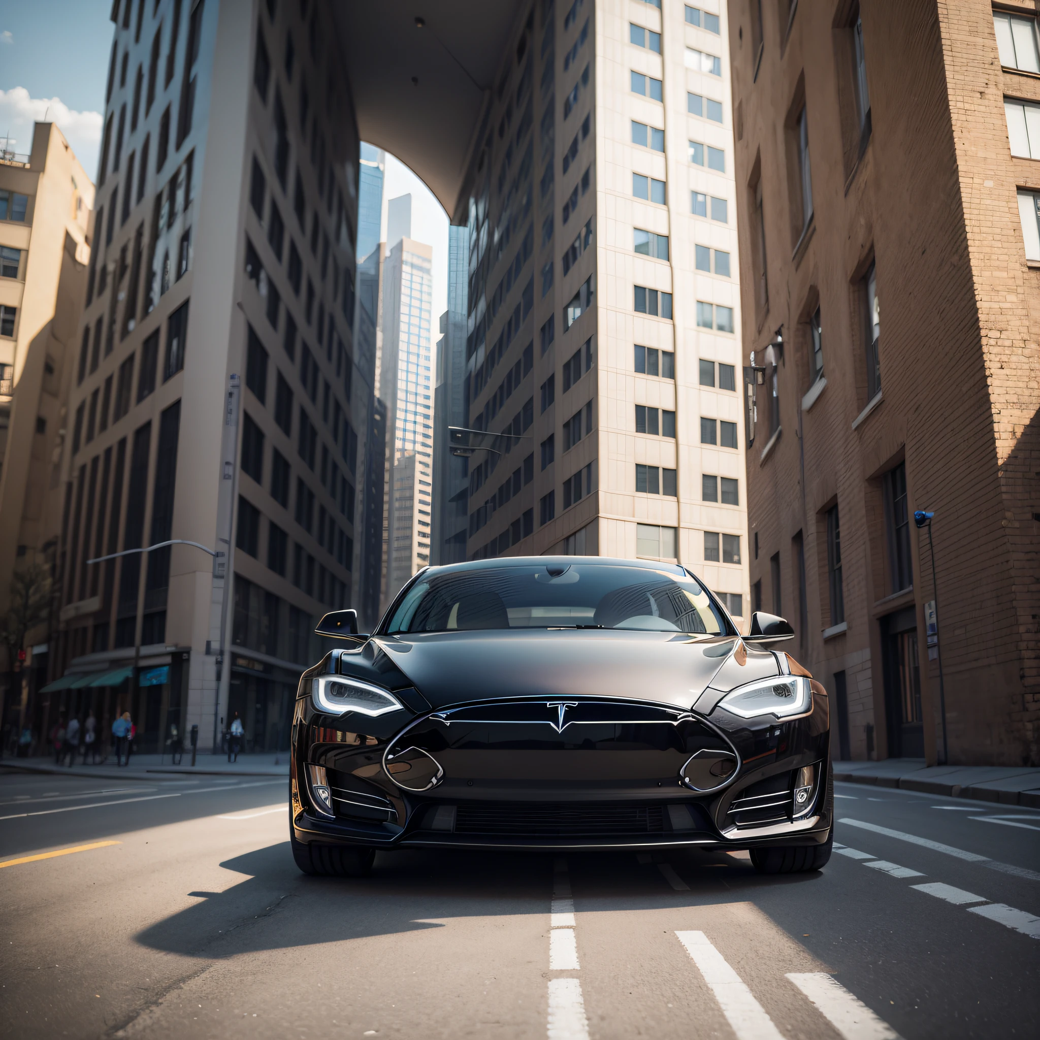 (8K,Best Quority:1.2),(masterpaintings:1.37),(The photograph,真实感:1.37),(ultra-high-resolution),body complet,Road run,shot from front,Tesla Future Technology theme car,(Light gray armor:1.2),(ighly detailed,blooms:1.5),(HighestQuali,concept-art,4K),(the mock turtle:1.2),(High sharpness), Detailed bodywork and background, 巨作, Best quality, (Highly detailed photo:1.1),sharpest, Realistic, Real Shadow, (oras,High-rise background:1.2), (author:Michelangelo), photography of:Canan EOS R6, 135mm, 1/1250s, f/2.8, ISO 400 --auto