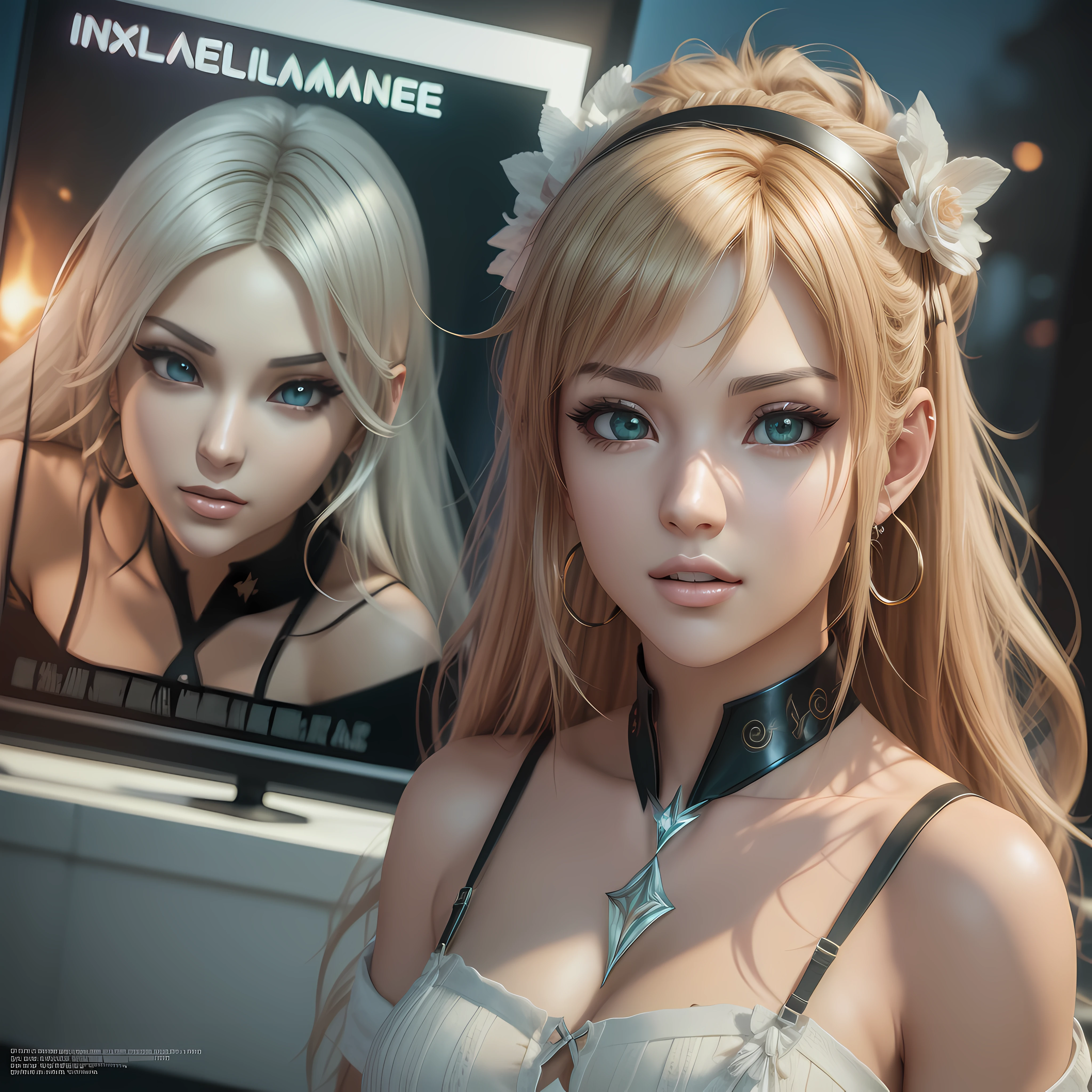 Beautiful anime girl with a satisfied look on her face. His gaze reflects confidence and success. Una luz intensa cae sobre su cabeza, illuminating your being with a magical and captivating aura. ((Detalles intrincados y completos representados en estilo anime 3D con el poder de Unreal Engine 5 y octane render 4k)), luz de cine, Hollywood movie poster, extremadamente detallado, mega detallado