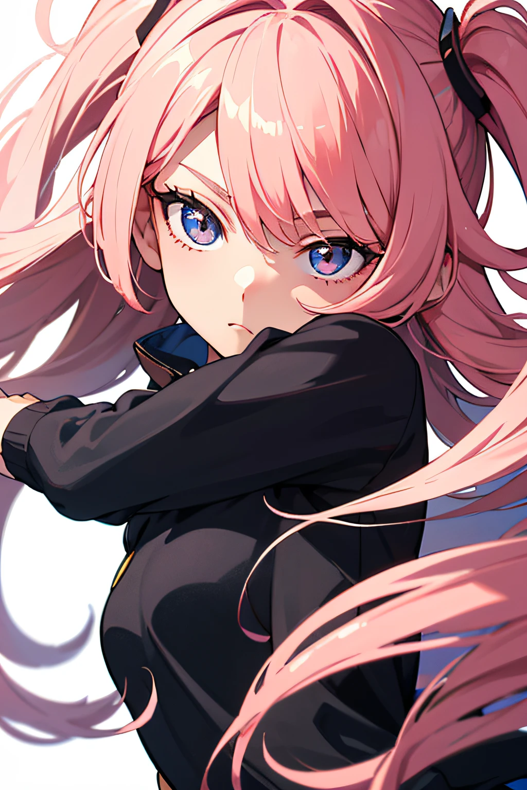 1girl, cute, soft pink hair, (soft rainbow eyes: 0.9) (color: 0.7) succubus, (masterpiece, best quality, volumetric lighting, dynamic pose, detailed face) (perfect detail) (perfect eyes) ultra_detailed, perfect composition, BREAK, hires, 8k, HD, (female focus: 1.4), (five fingers each),