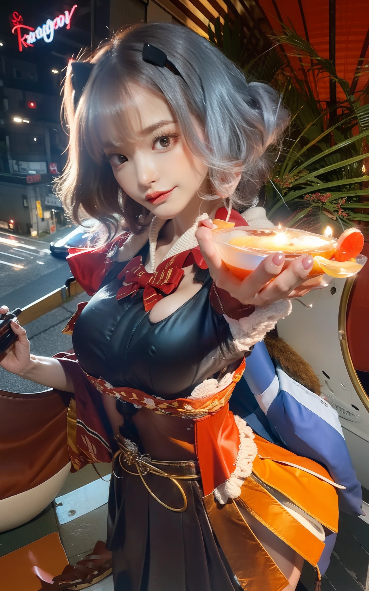 (8k, RAW photo, best quality, masterpiece: 1.2), (realistic, photorealistic: 1.37), 1 girl, Japan, 32 years old, female, Tokyo cityscape, night, professional lighting, photon mapping, radiosity, ripped, big, pure white and very small knitted with protruding tips, areola protruding, pubic shape clearly visible, gal, lots of lashes , Lame on the eyelids, pitch black lip, pitch black heels, pubic hair, lower abdomen bristles, slender, crotch open, are large and likely to spill out of the bra, pubic hair is very large, pubic hair is very protruding,