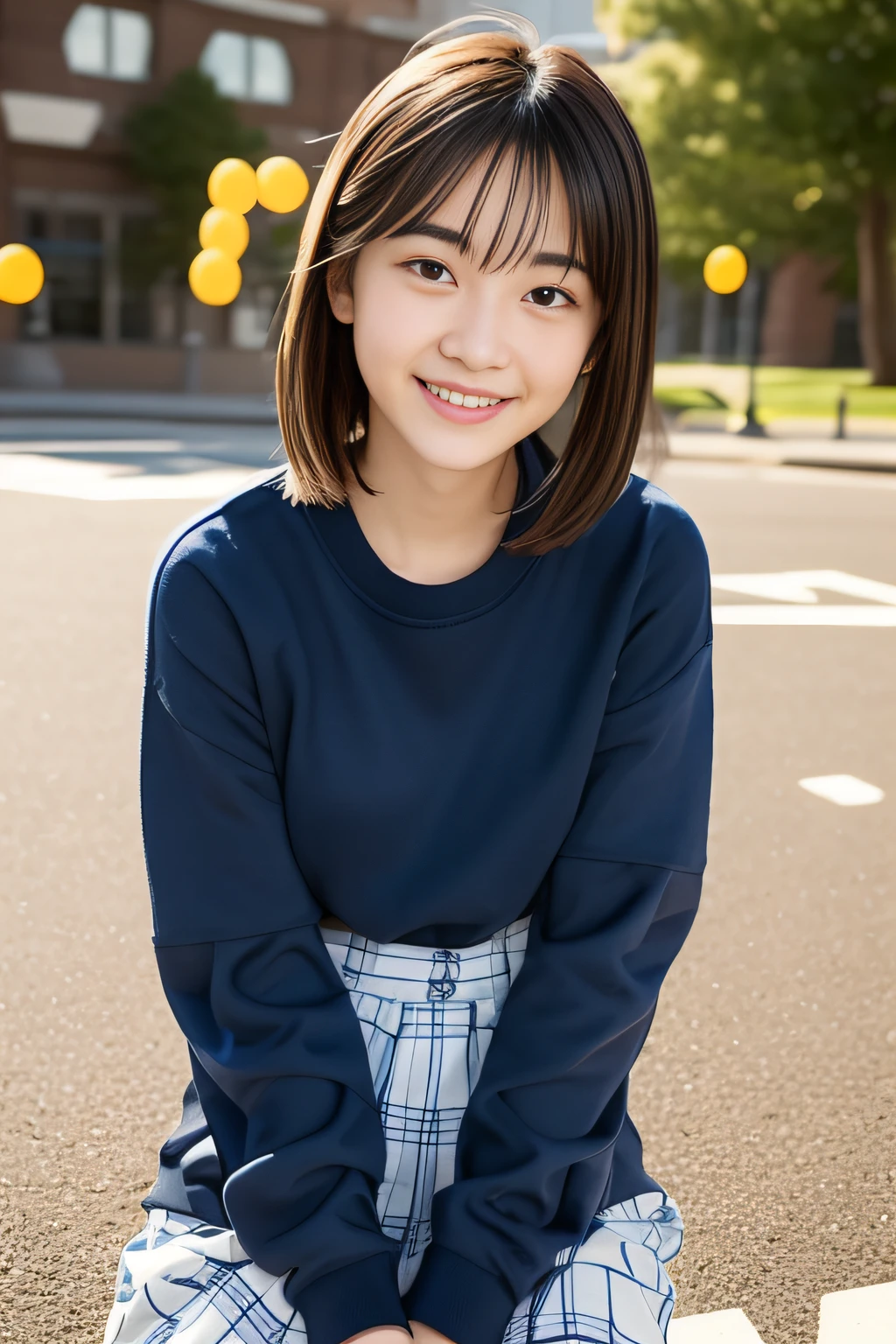 a smile、Navy Blue Trainers、campus