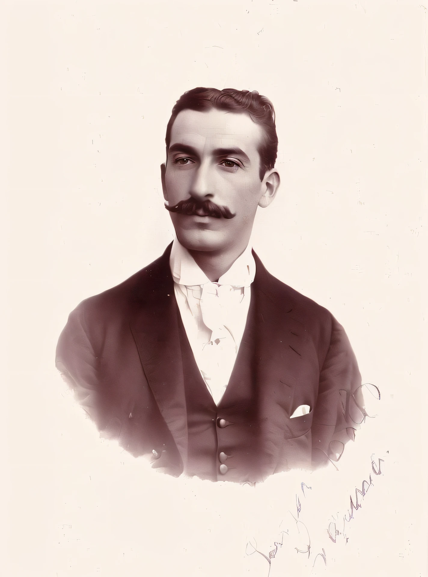 Arafed foto de un hombre con bigote y traje, vittorio matteo corcos, giuseppe dangelico pino, elias chatzoudis, leon battista alberti, 1 9 0 0's foto, fausto de martini, Theodore Rally, Furio Tedeschi, paolo eleuteri serpieri, Foto de 1900