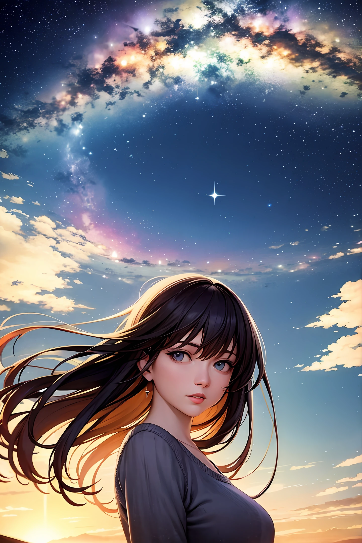 Super realistic starry sky photos