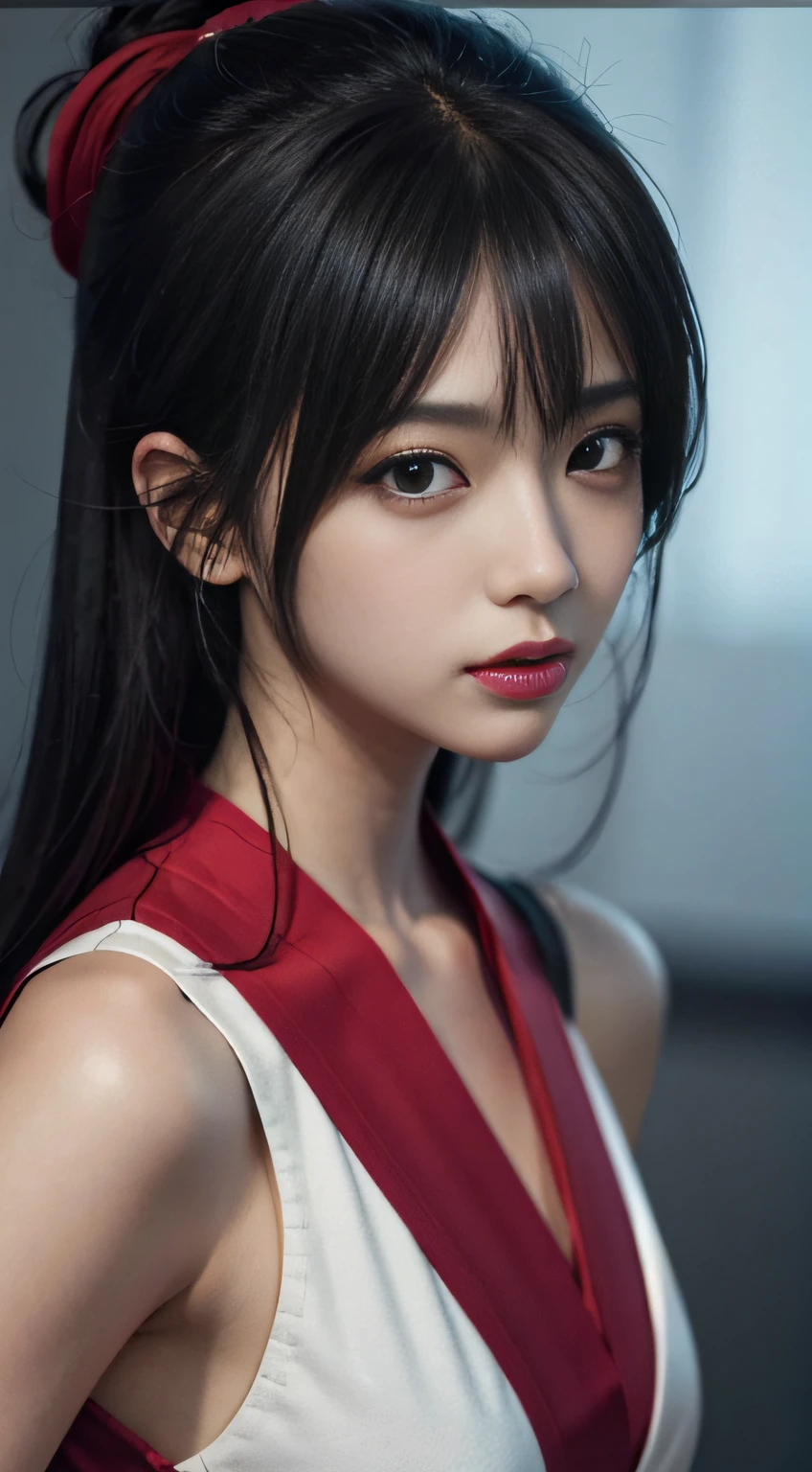anime girl with long black hair and red and white dress, onmyoji portrait, Detailed digital anime art, detailed portrait of an anime girl, digital anime illustration, style of anime4 K, a beautiful anime portrait, Anime art wallpaper 8 K, clean and meticulous anime art, detailed anime character art, anime illustration, Beautiful character painting, Anime style illustration, Onmyoji detailed art