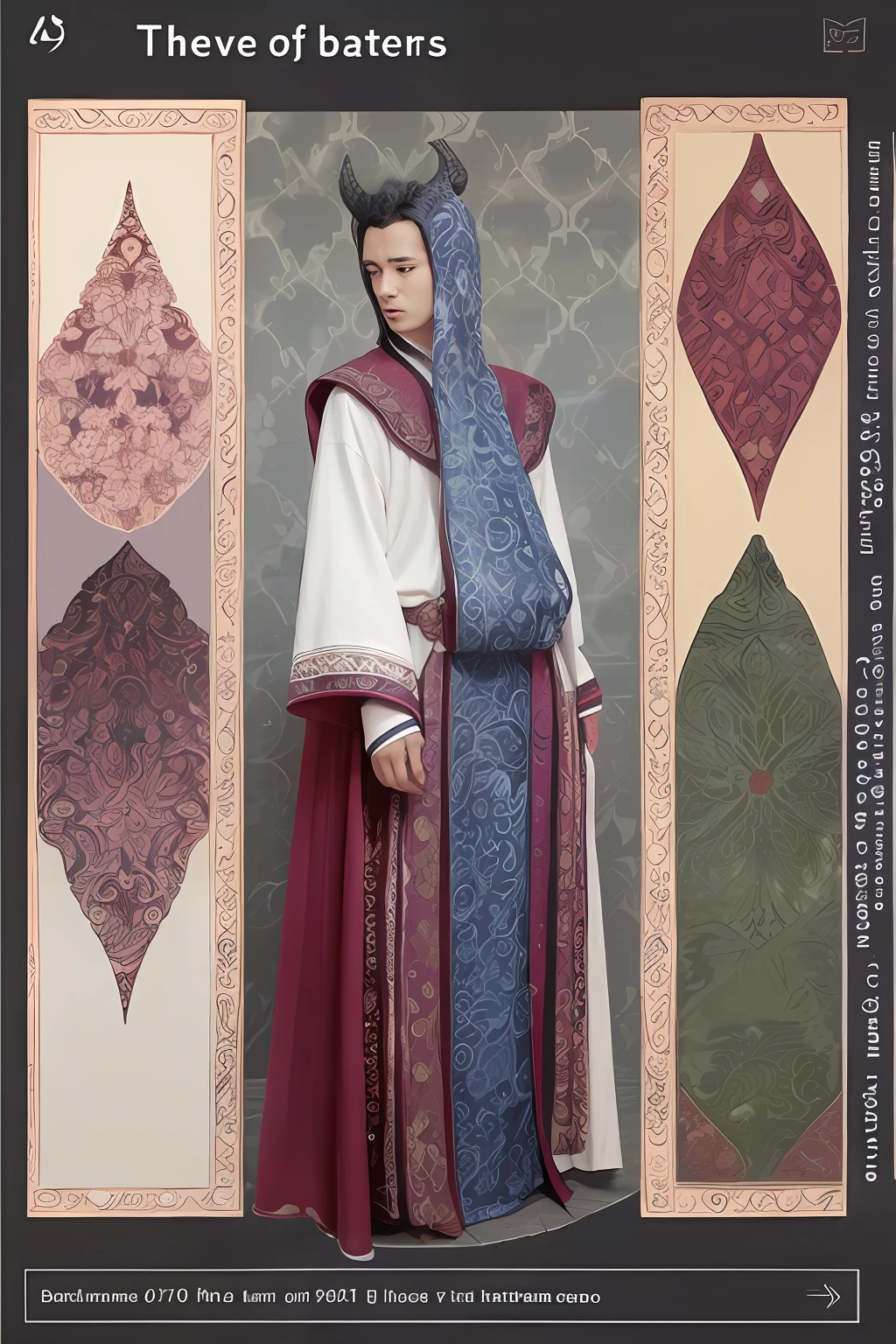 Twelve patterns of dragon robes