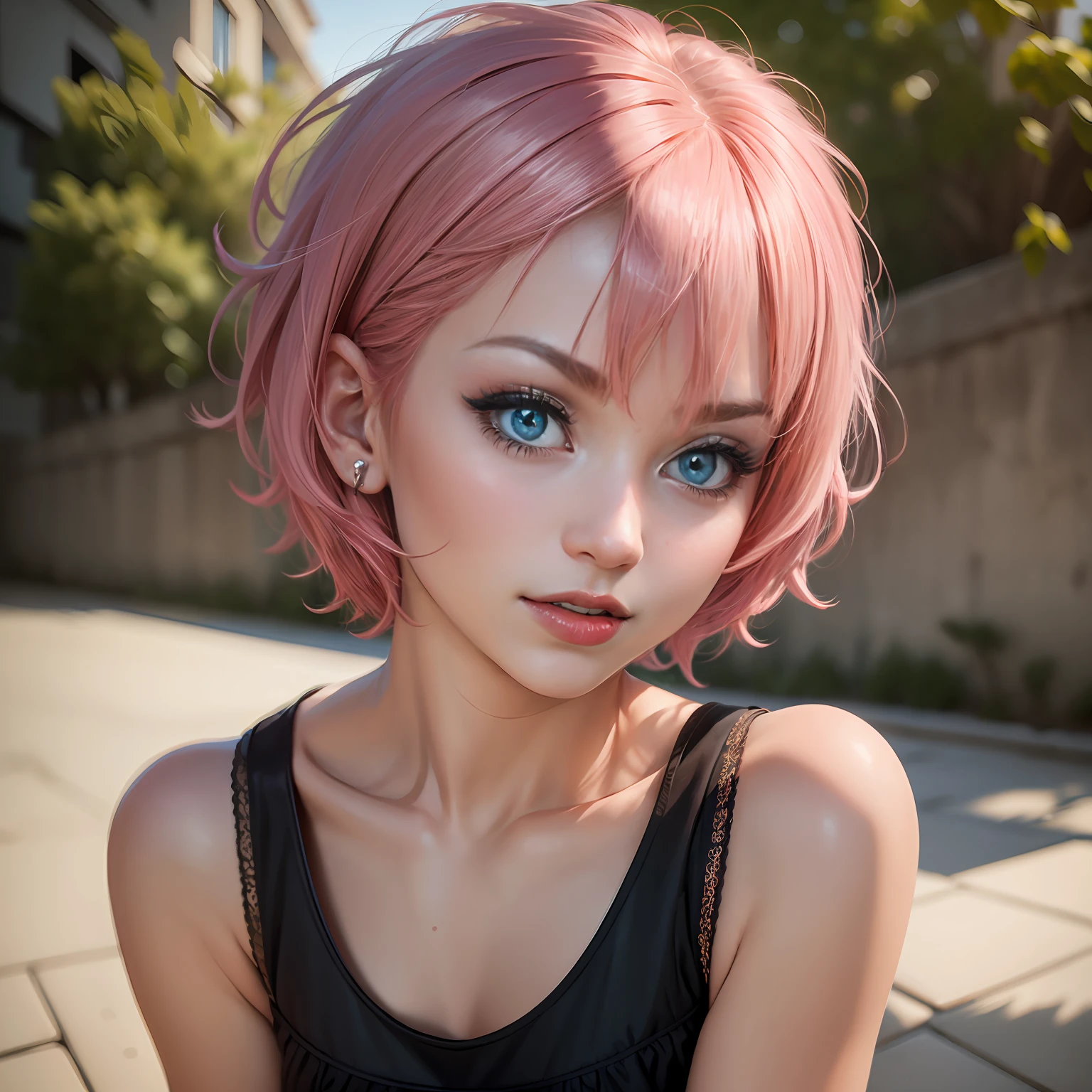 Pink hair --auto