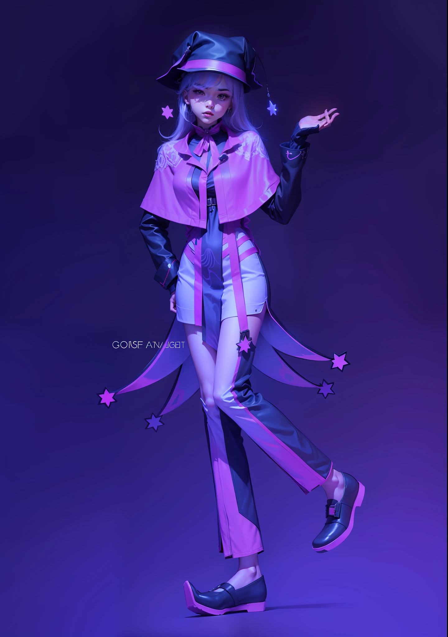 CG Illustration Full Body Beauty