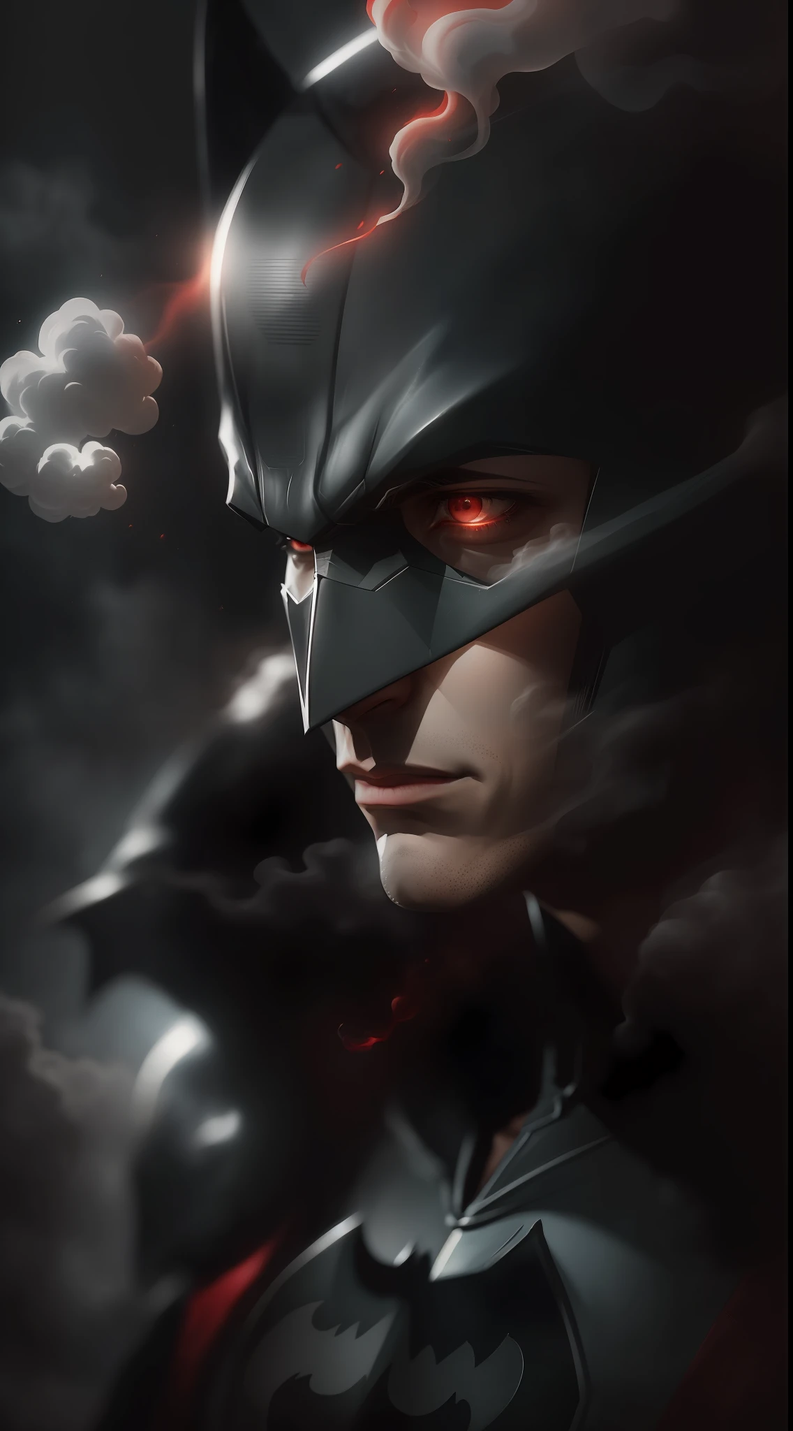 (gloomy shot: 1.1), epic realistic, Batman in a red smoke cloud, soft cinematic light, Adobe Lightroom, darkroom, HDR, intricate, highly detailed, (depth of field: 1.4), hyper-detail (artstation: 1.4), cinematic, warm light, dramatic light (complex details: 1.1)