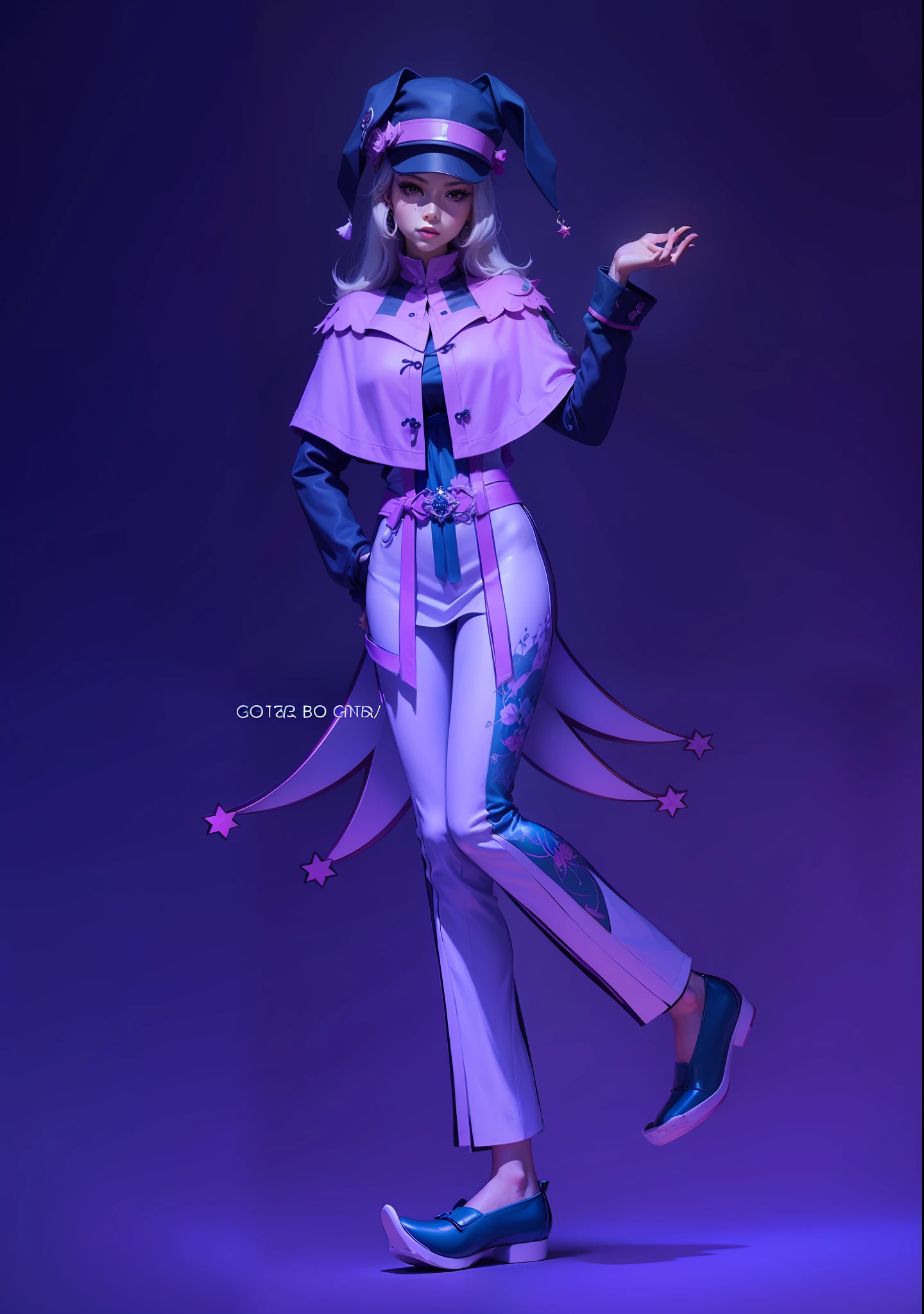 CG Illustration Full Body Beauty
