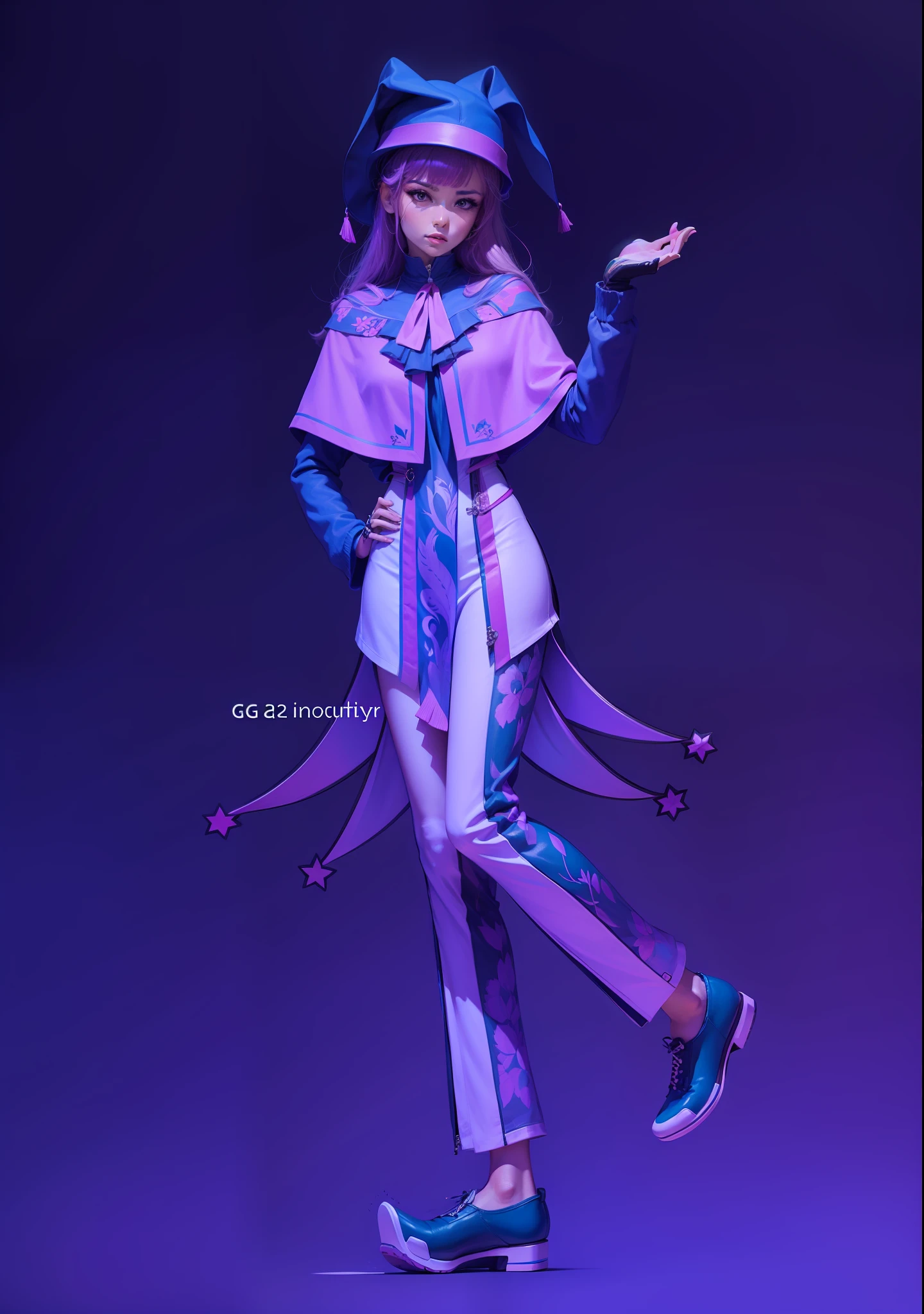 CG Illustration Full Body Beauty