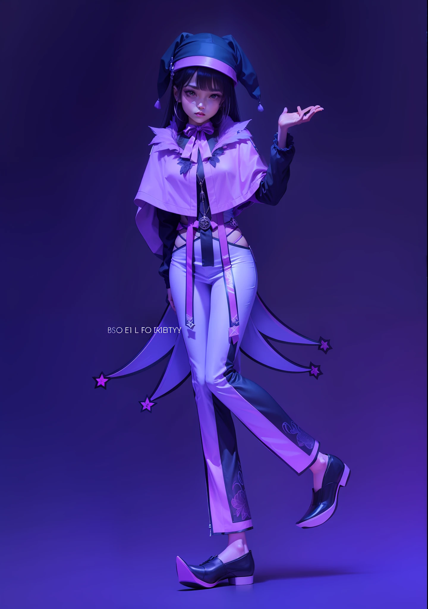 CG Illustration Full Body Beauty