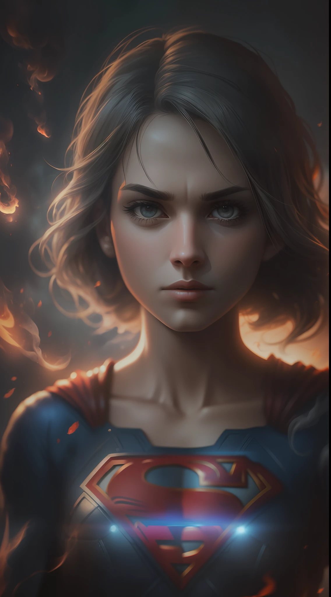 (gloomy shot: 1.1), epic realistic, Supergirl in a red smoke cloud, soft cinematic light, Adobe Lightroom, darkroom, HDR, intricate, highly detailed, (depth of field: 1.4), hyper-detail (artstation: 1.4), cinematic, warm light, dramatic light (complex details: 1.1)