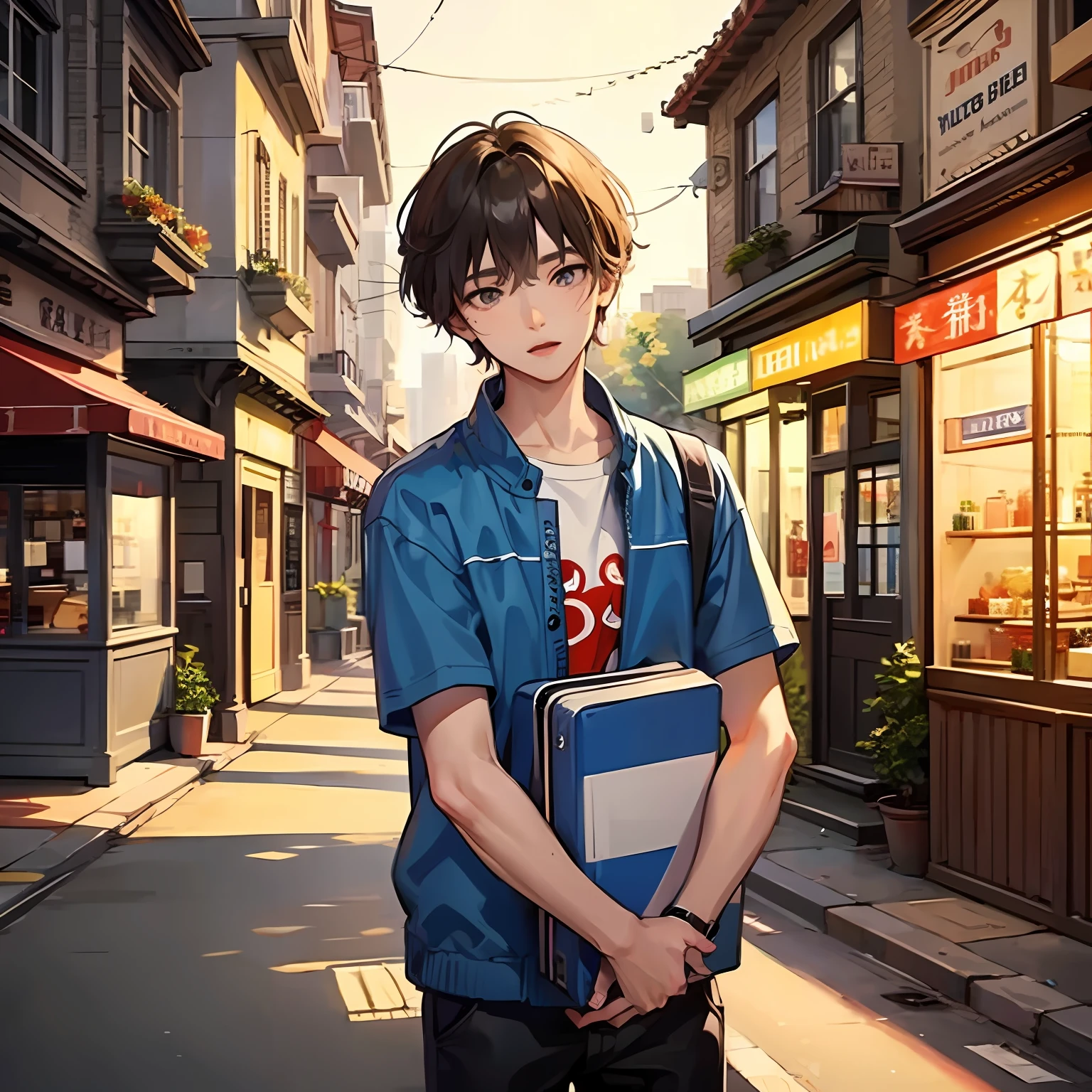 Pixel art、young teenager、A young man、male people --auto