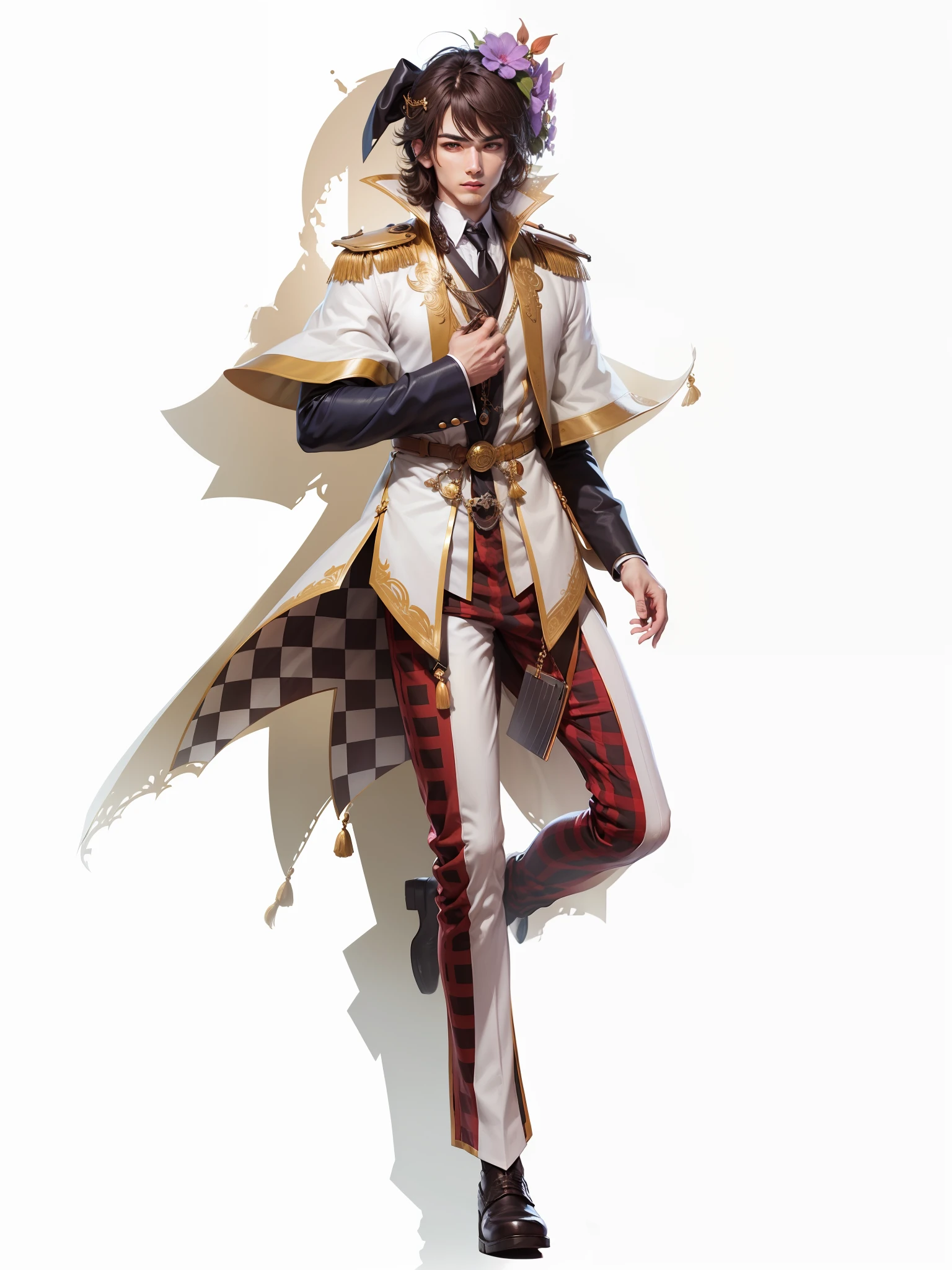 CG Illustration Handsome Young Beautiful