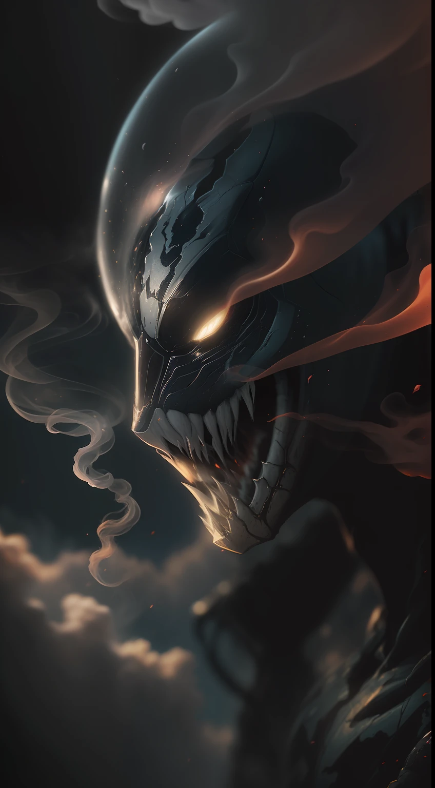 (A gloomy snapshot: 1.1), Epic Realistic, Venom Ant-Man in a red smoke cloud, soft cinematic light, Adobe Lightroom, photolab, HDR, intricated, Highly detailed, (Depth of field: 1,4), hyper-detail (Artstation: 1,4), Cinematic, warm light, Dramatic light (intricate details: 1,1)