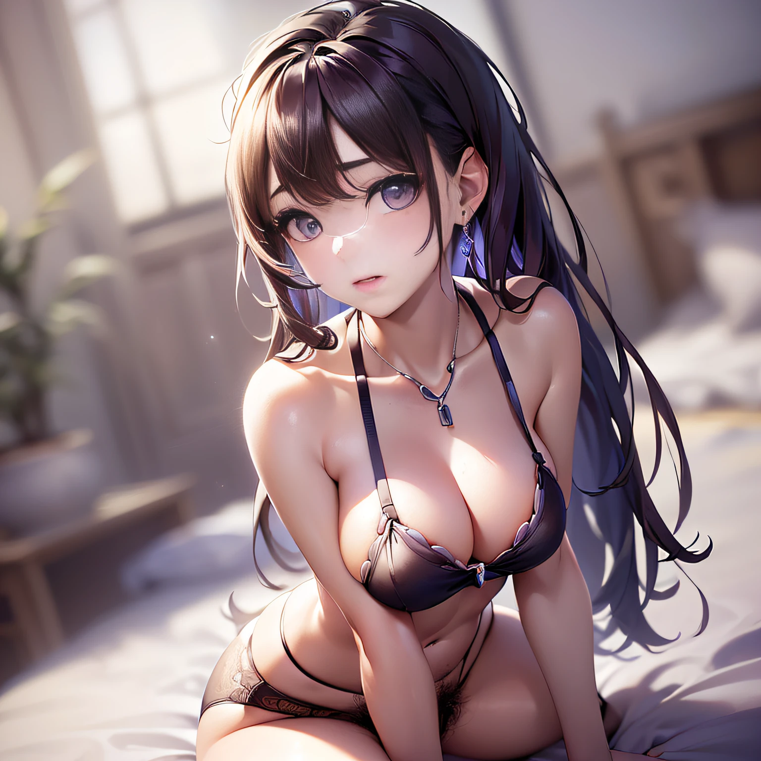 (((erectile nipple、(incontinence:1.47)、(Bed urine:1.37)、(no-makeup)、Butt hole、Beautiful big breasts、H-cup、inside a house、on the beds、Ephemeral facial expressions、Detailed luxury living room、a sexy pose、Gentle and attractive beautiful girl、独奏、(The areol)、(cleavage of the breast)、armpits hair、delicate and sexy(鎖骨:1.3)、slick skin、neckless、black-haired、Long legs、length hair、oval-face、双眼皮、 smart、Good Hand、good feet、natural(Central chest:1.25)、Bright on the face、bareshoulders、Fluffy underwear、bareshoulders、(Sit on the ground and squat)((Legs wide open))、((During vaginal thick insertion))、(female pubic-hair:1.35)、(angle from bellow)(shinny skin:1.05)、(lowangle))、facefront、Perfect figure、(Raw photography、beste-Qualit、巨作: 1.4)、(realisitic、photo- realistic:1.37)、ultra-high-resolution、photon maping、Radio City、Physically Based Rendering、Professional soft lighting、Delicate and beautiful details、(Eye details)、(Details of face)、extremely detailed flowing hair、Realistic hair、Young Asian Girl、An Asian girl、Japan Person Model、