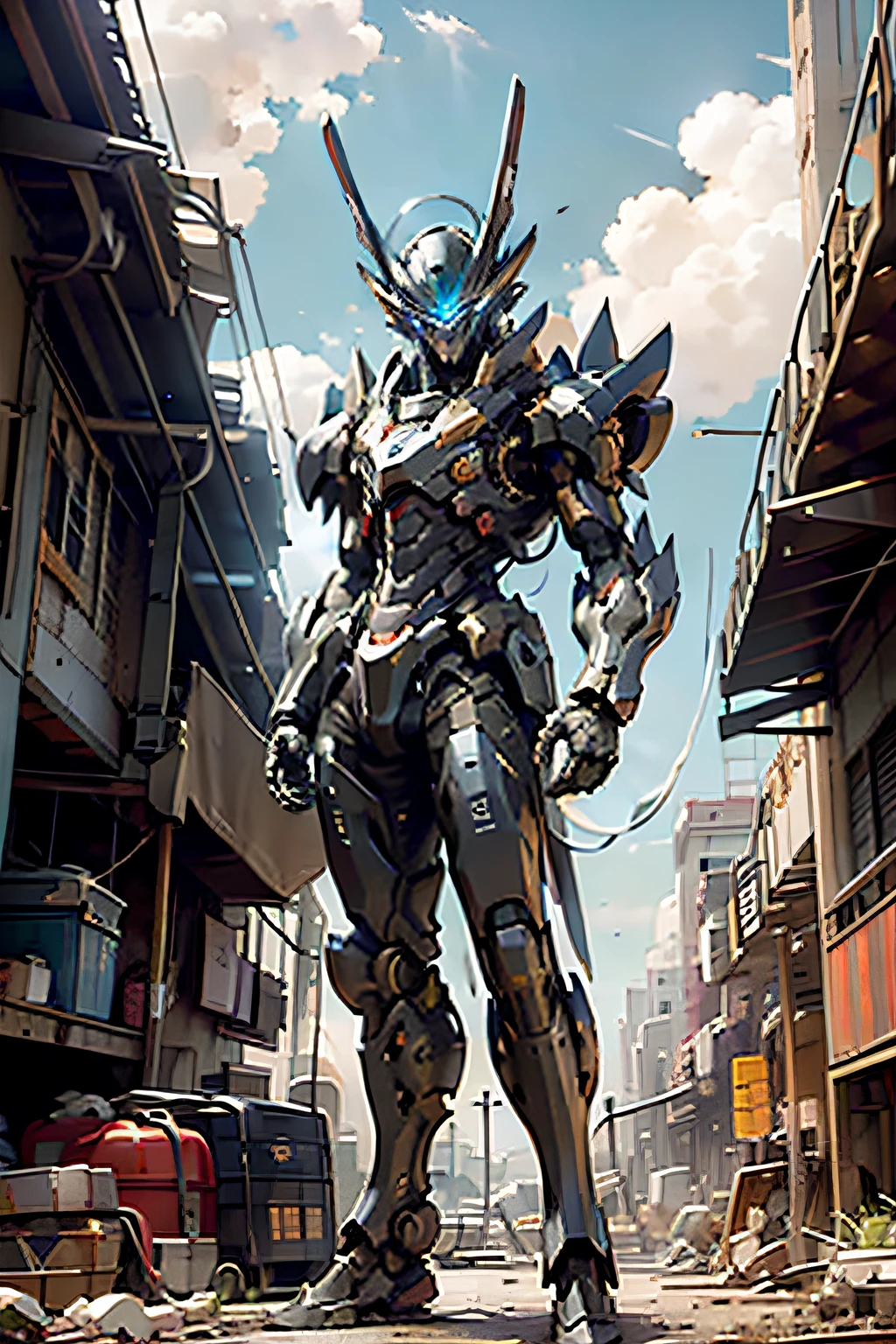 ((Mecha Dragon + Sci-Fi Dragon + Cyberpunk)), (Perfect Details + Ultimate Art), (Complex Mechanical Design + Film and Television + 8K)