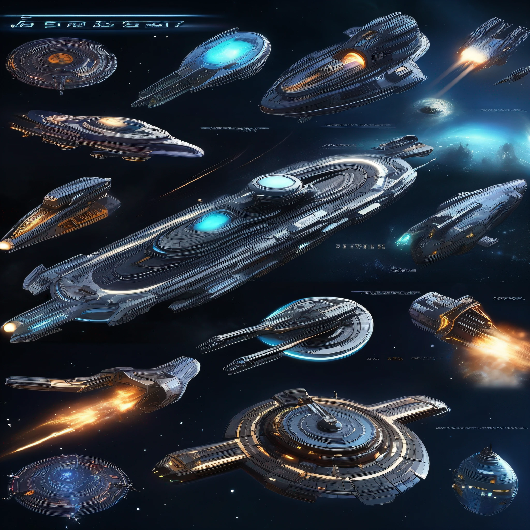 A large number of starships、sci-fi movie、A futuristic world、Science fiction universe space、Bank Starfield、Saturn ring、Tech shines、Light energy magnetic levitation、Quantum collision、Time travel、ultra high def、hyper-detailing，Faraway view、Lagrange，Shoot down and destroy enemy warships，exploding，ambiance，Planetary halo,victory，Battleship parade，Celebrate