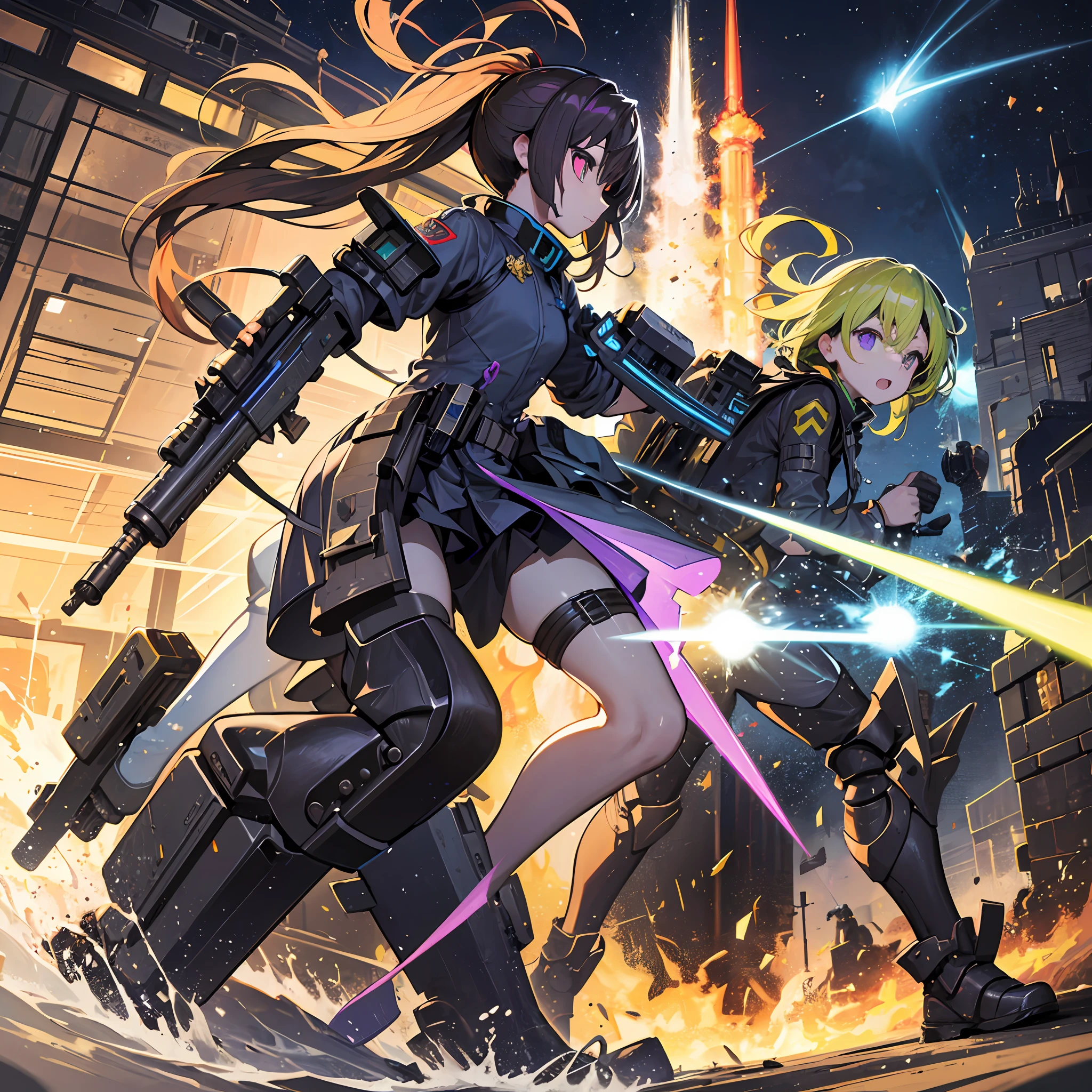 The Allies began experimenting with the creation of a small light prism weapon。The most successful result was the Comet Prism Rifle 00，It was quickly put into mass production。The light-edged siege soldiers were trained，It can accurately use the prism rifle to injure people and destroy strong target buildings。

For increased portability，There is no charging coil on the prism rifle，This makes enemy armored vehicles a problem for light-prismatic infantry。Therefore，The Light Prism Siege Soldiers are heavily armored to reduce damage from vehicles。This also makes them safe from military dogs，But it is also affected by magnetic weapons。[1] --auto