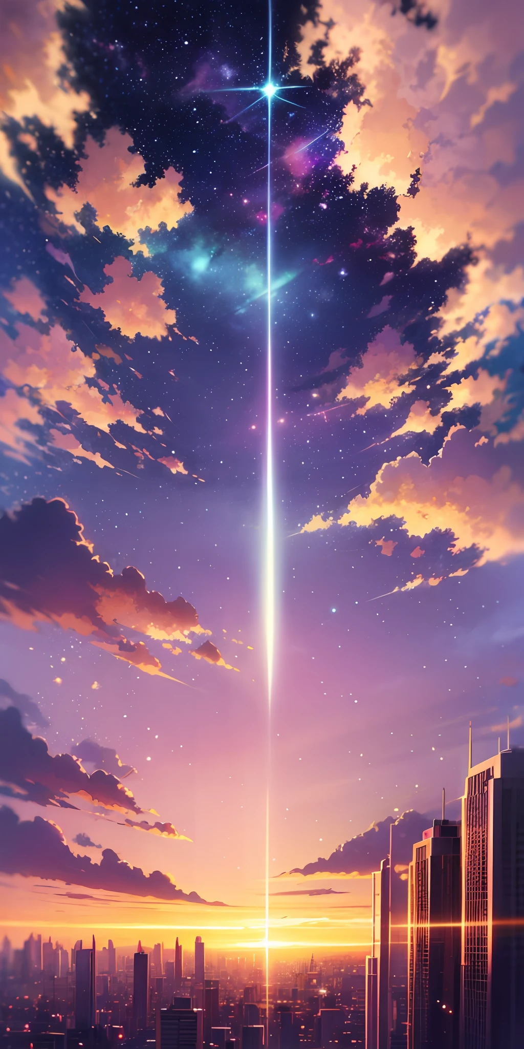 anime anime wallpapers with a view of the sky and stars, cosmic skies. by makoto shinkai, anime art wallpaper 4 k, anime art wallpaper 4k, anime art wallpaper 8 k, anime sky, amazing wallpaper, anime wallpaper 4 k, anime wallpaper 4k, 4k anime wallpaper, makoto shinkai cyril rolando, anime background art