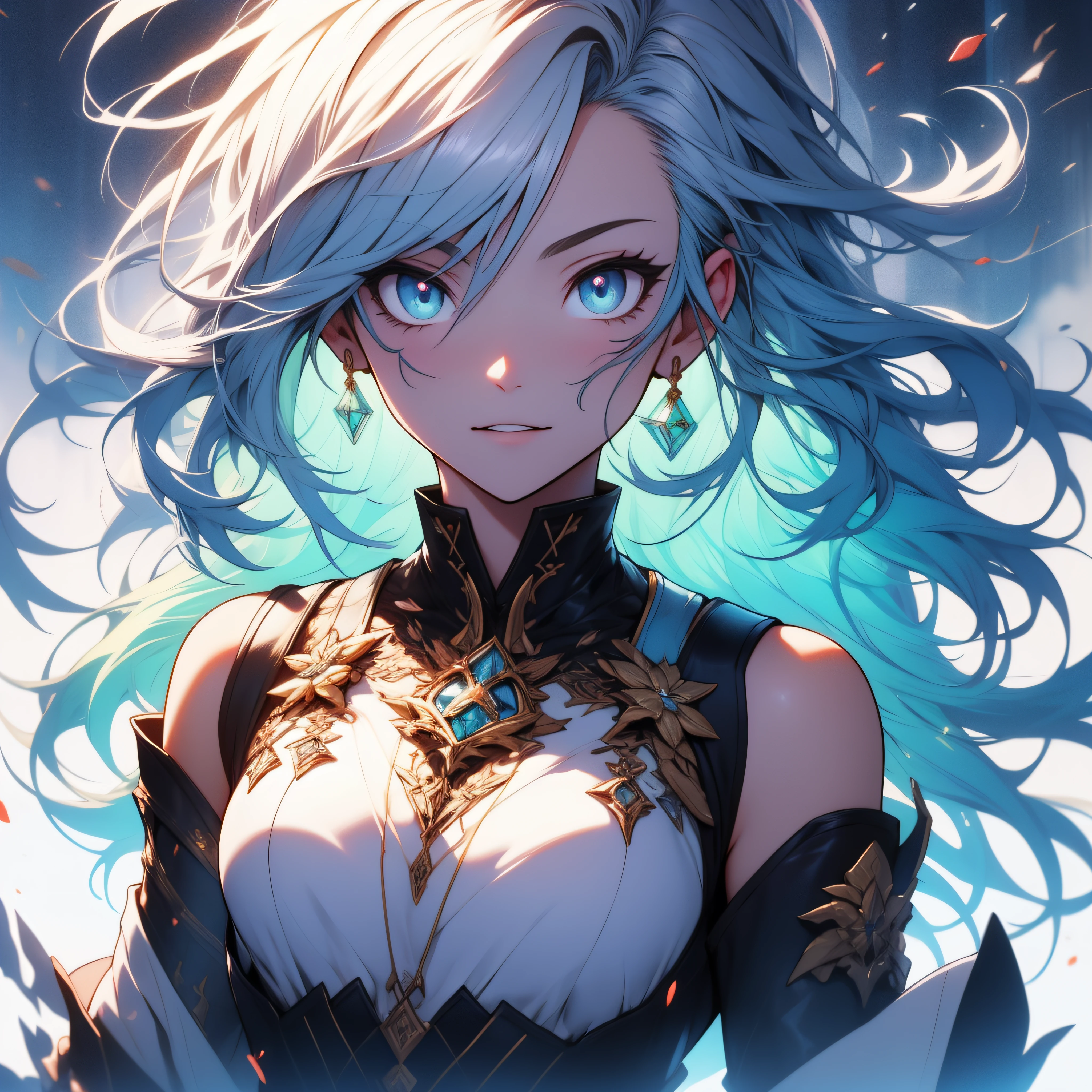 (Dyed hair:1.8)(Rainbow spots:2.6),(Rainbow colors explode:2.8),colour art,(solo:1.9),(正面:1.6),(all colors of the rainbow:2.8),(Rainbow ink:2.6),(Rainbow ink splashes:2.6),(Rainbow watercolor:3.6 points),(above waist:2.2),white offshoulder shirt,with a good figure,(sexy for:1.8)Close - up shots:1.8),looking looking at viewer,watery big eyes,Irridescent Hair:1.6),splash of color,Solo color splash:1.8),(color explosion:2.1),Messy lines,Aesthetics and aesthetics,(mandalas:1.6),(a sparkle),(multicoloured),The most beautiful form of chaos,gracefully,Fauvistdesign,Vivid colors,romanticism lain,atmospurate,A note of ecstasy,(s fractal art:1.8),(Main color:2.4),(Colorful smoke:2.5),Farbe,(splatters)(Colorful splashes),Draw vertically,Upper body,Paint splashes,Acrylic paints,Gradient,pigment,Highest image quality,Highest image quality,masterpaintings,solo,depth of field,Face painting,Clothes in five and six colors,(gracefully:1.2),opulent,length hair,the wind,(gracefully)brutalist:2.4)masterpaintings:Super detail in the best quality),(illstration),(dynamic angle),(afloat),(painting of a),(Colored hair),(Striped hair),Beautiful exquisite eyes,(Gradient eyes),(Colored eyes),(Colorful explosion background),