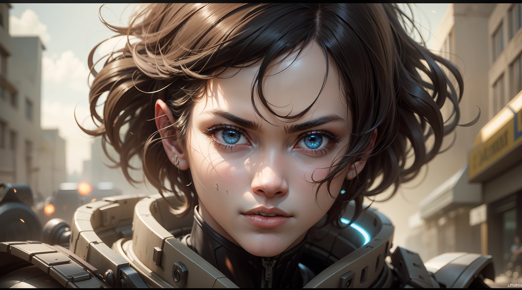 (((A teenager with a cool expression sits on a huge chariot))),((Juvenile close-up strengthened,Libido boy,Brush cut,flathead,Short Hair Hair)),(((super-fine))),shot at 8k resolution,Gasoline liquid,,Lithography in intricate details,dongh(Light particles:1.2),(game concept:1.3),(depth of field:1.3),Global illumination,with rich details,Trends on ArtStation,Epic shooting,Cinematic lighting