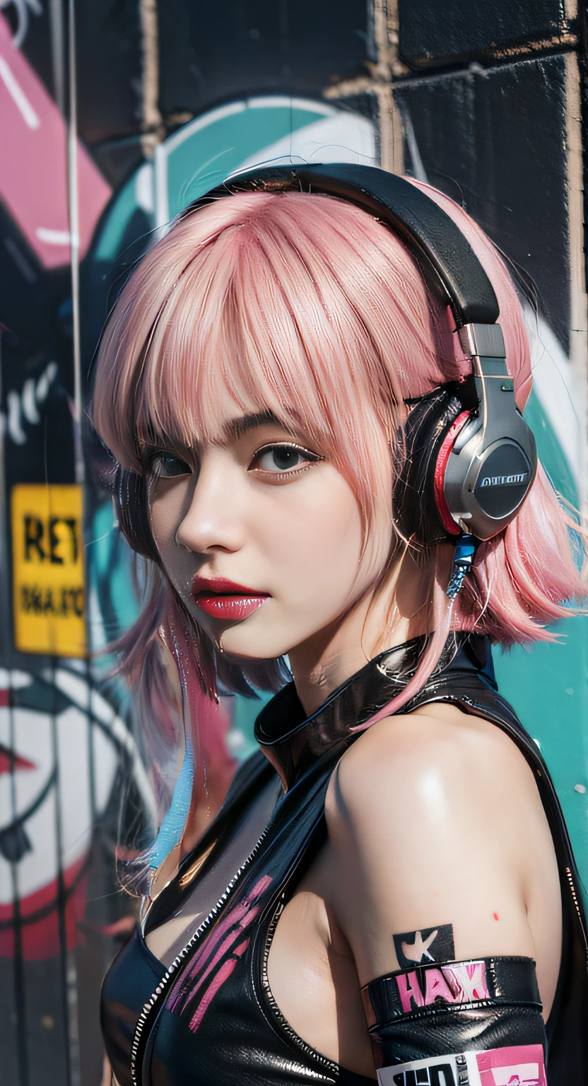 (masterpiece),Best Picture Quality,CG wallpaper with great detail,Novel graffiti art,The walls are colorful,The pattern is fine and unique,Unbridled creativity,This graffiti wall is full of character,Extremely creative,Enough to become a beautiful sight to your space。