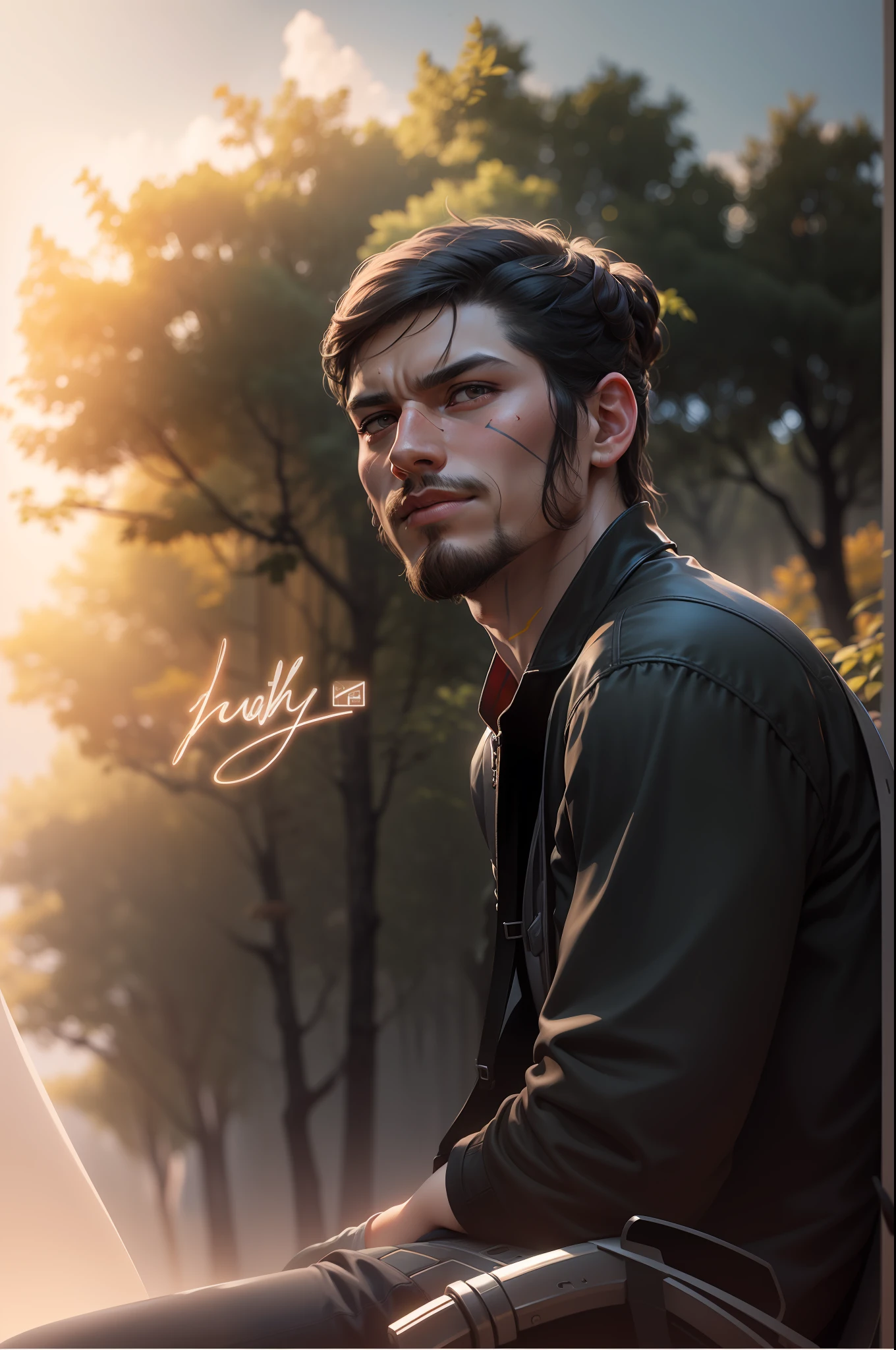Generat AI avatar with real face,and change background,8k ultra,