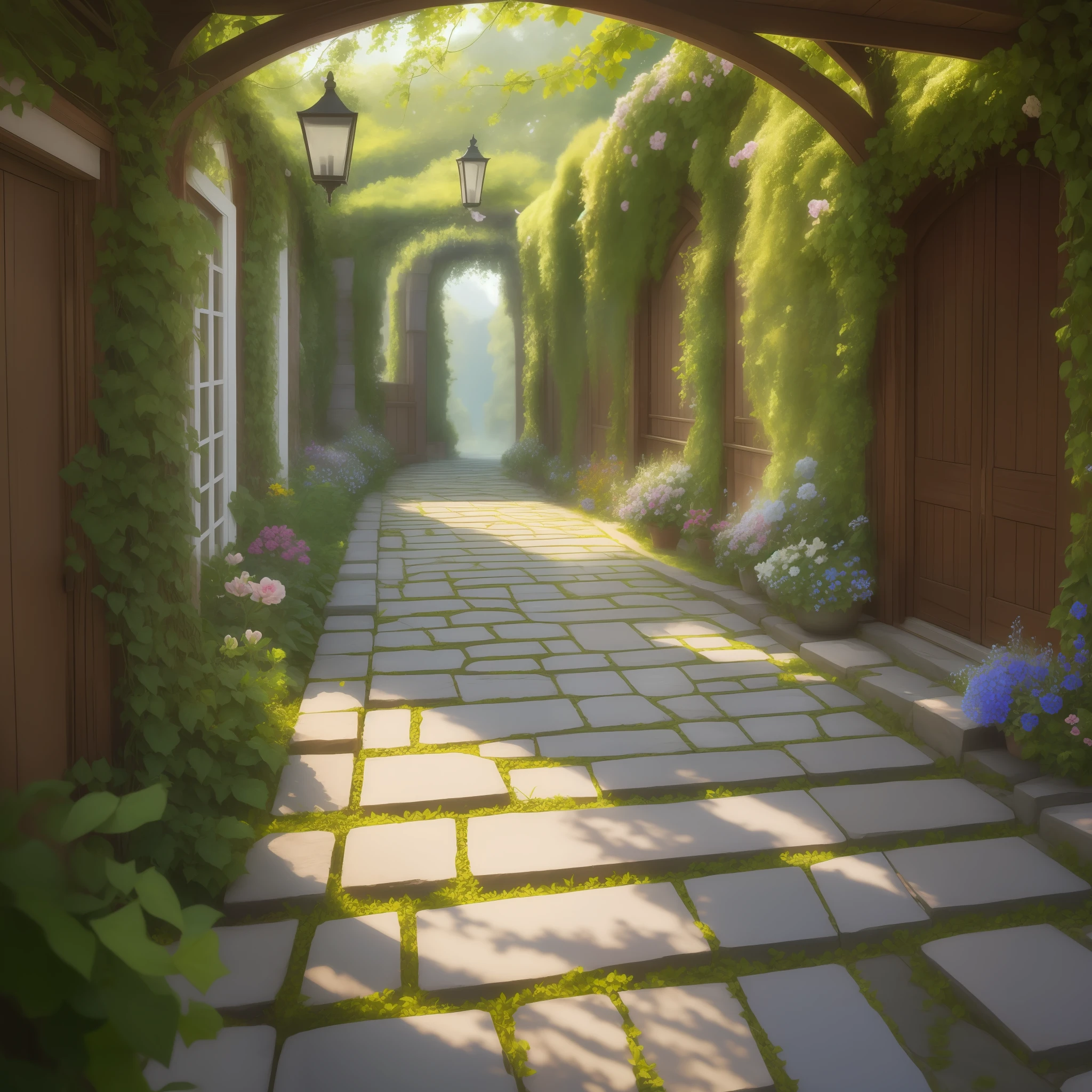ivy、florals、butterflys、elegent、8K,delicate、a backdrop of